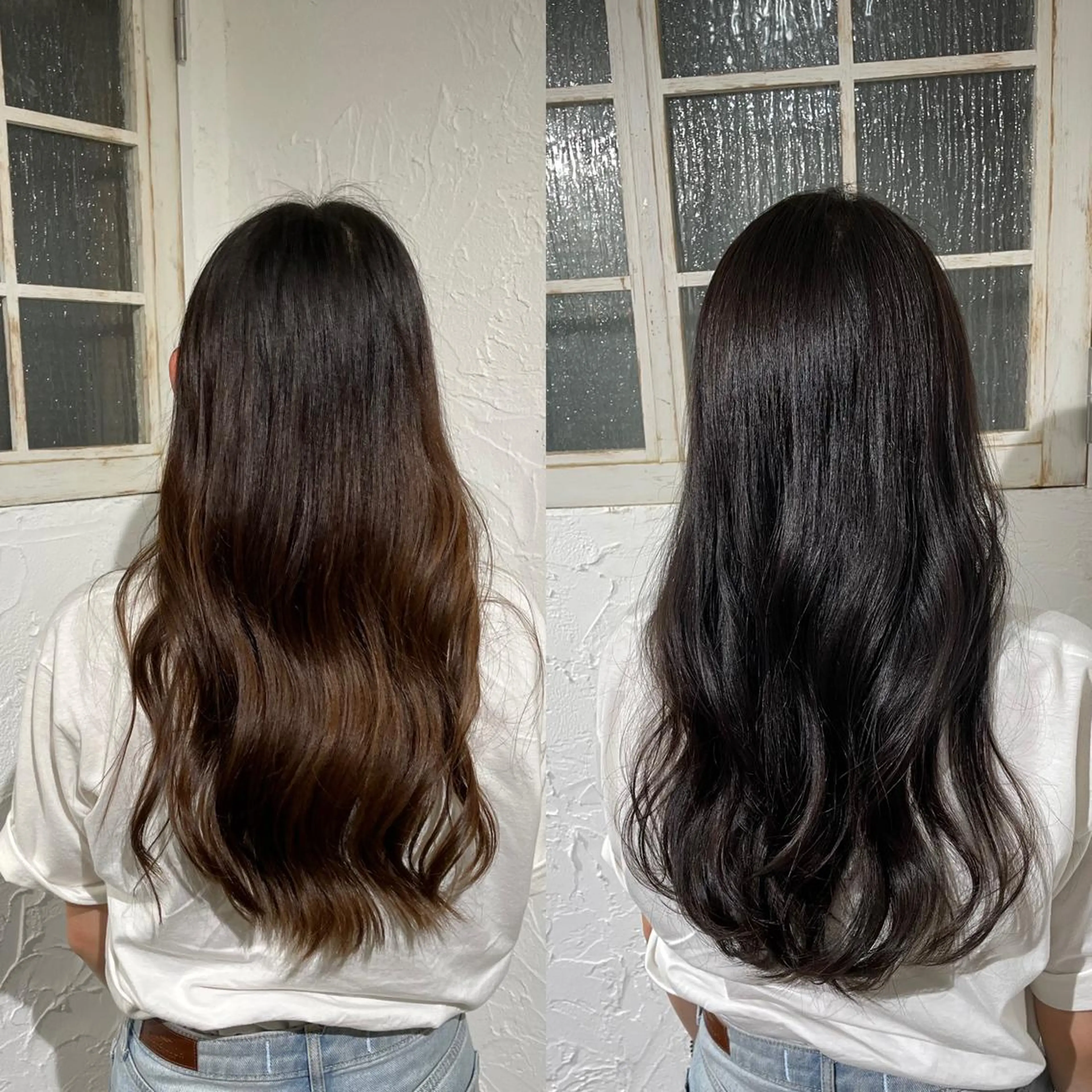 ロング カラー ショートボブ アッシュ アッシュグレー 黒髪 ブリーチ 新宿御苑前/新宿 Ryuseiのヘアスタイル