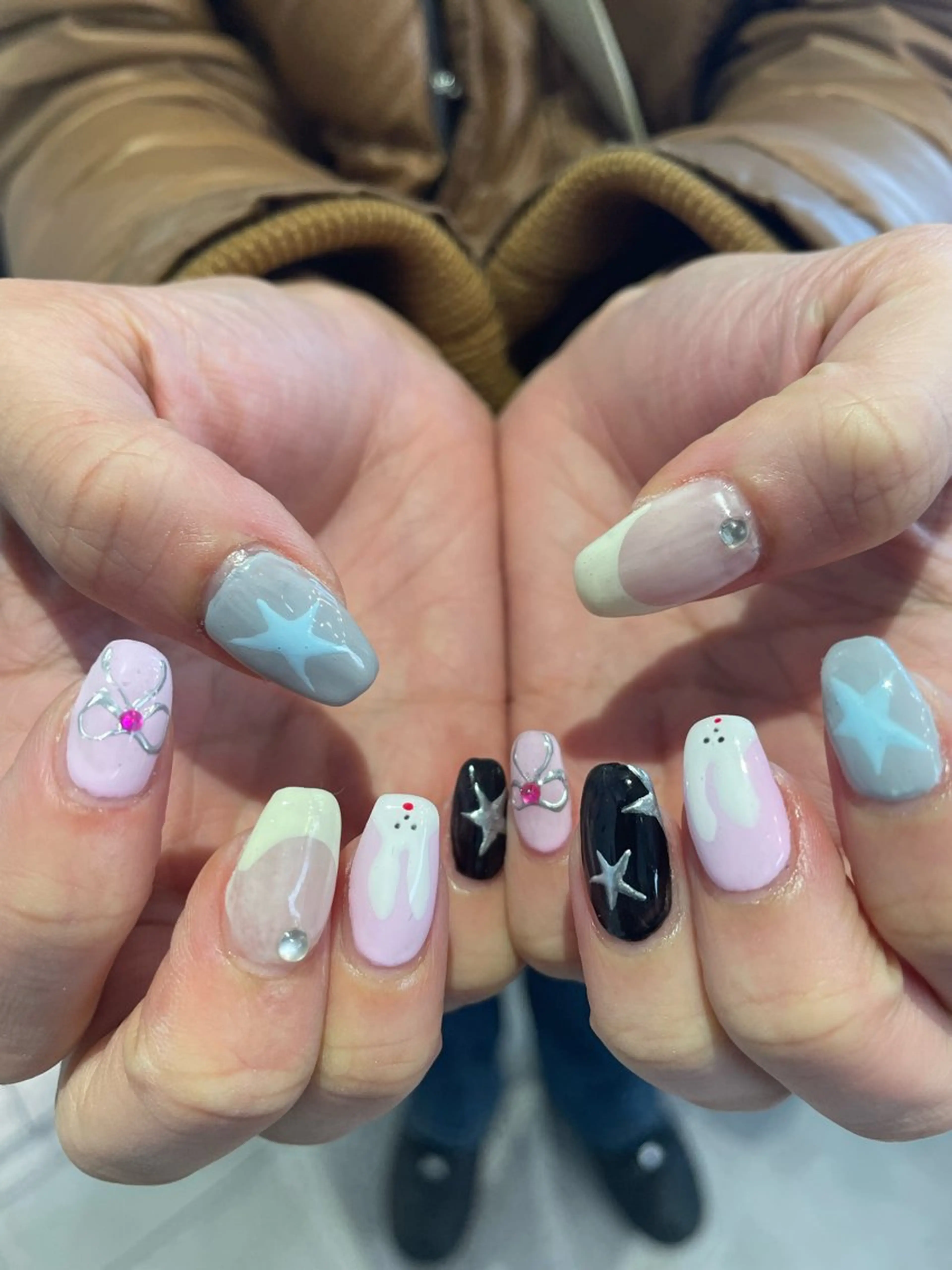 ネイル アートネイル ハンドネイル hair&nail ☯️アイリ☯️のネイルデザイン