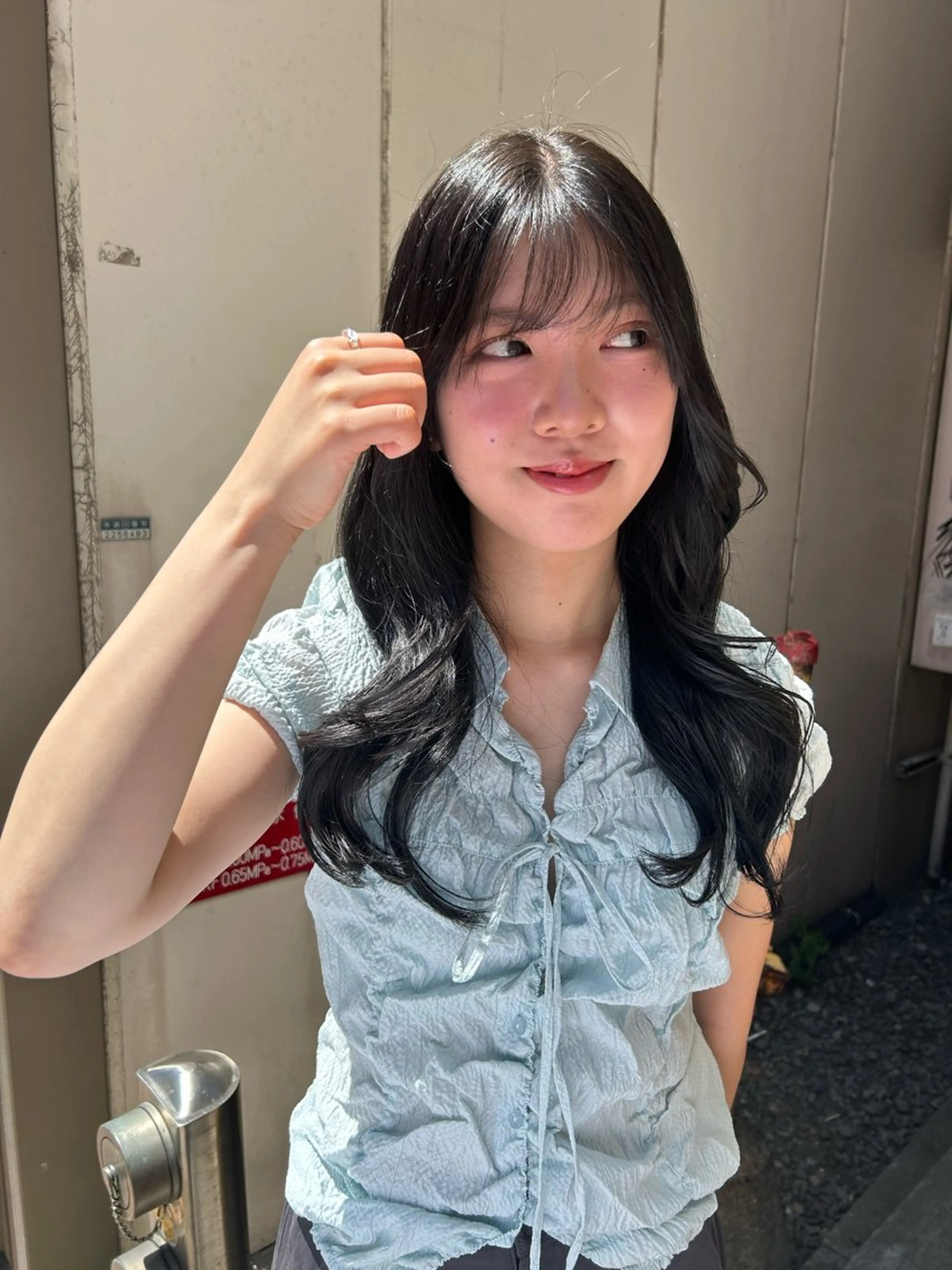 カラー 一條 乃亜のヘアスタイル