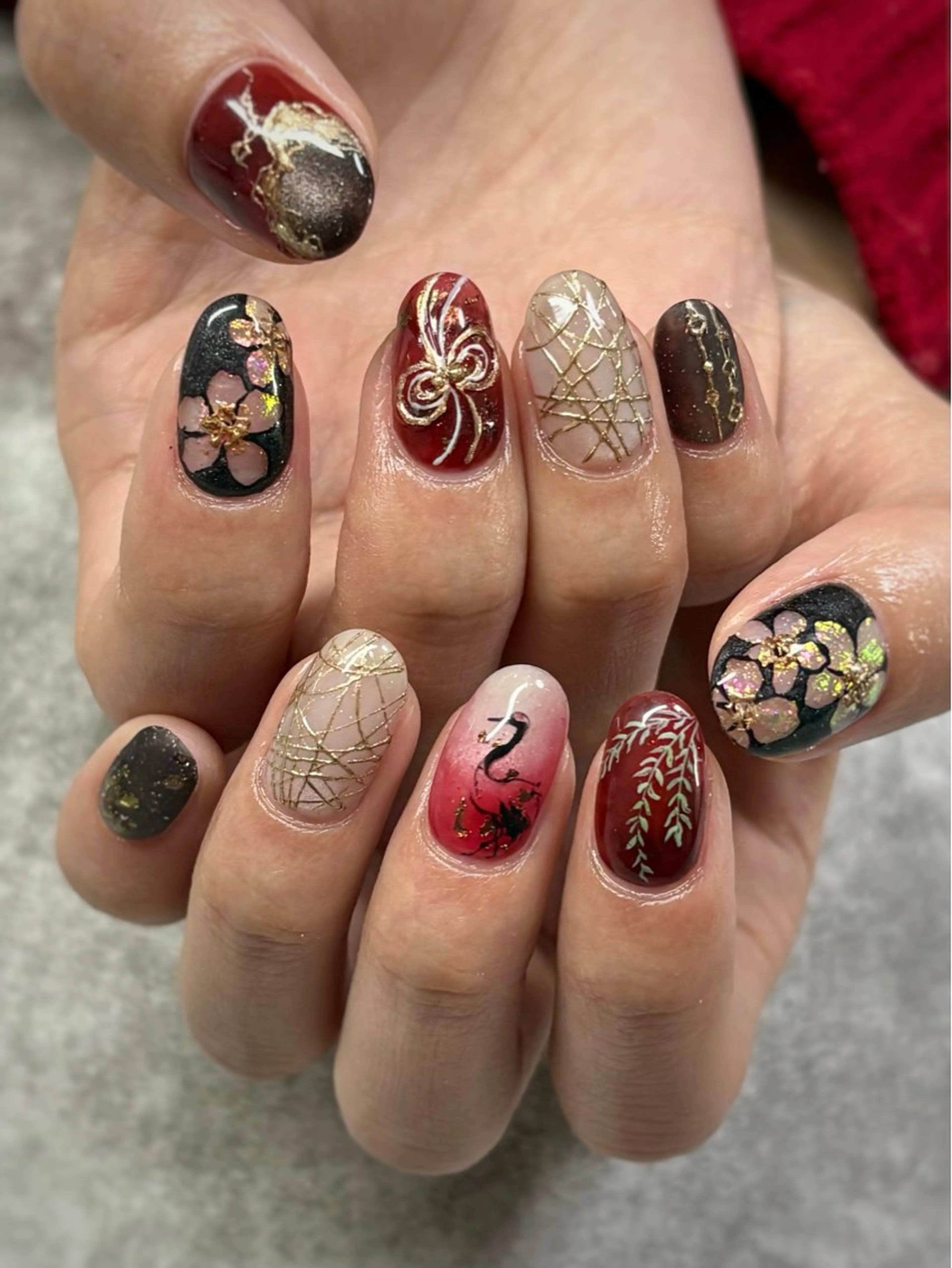 ネイル ハンドネイル FIORITURA Maikoのネイルデザイン