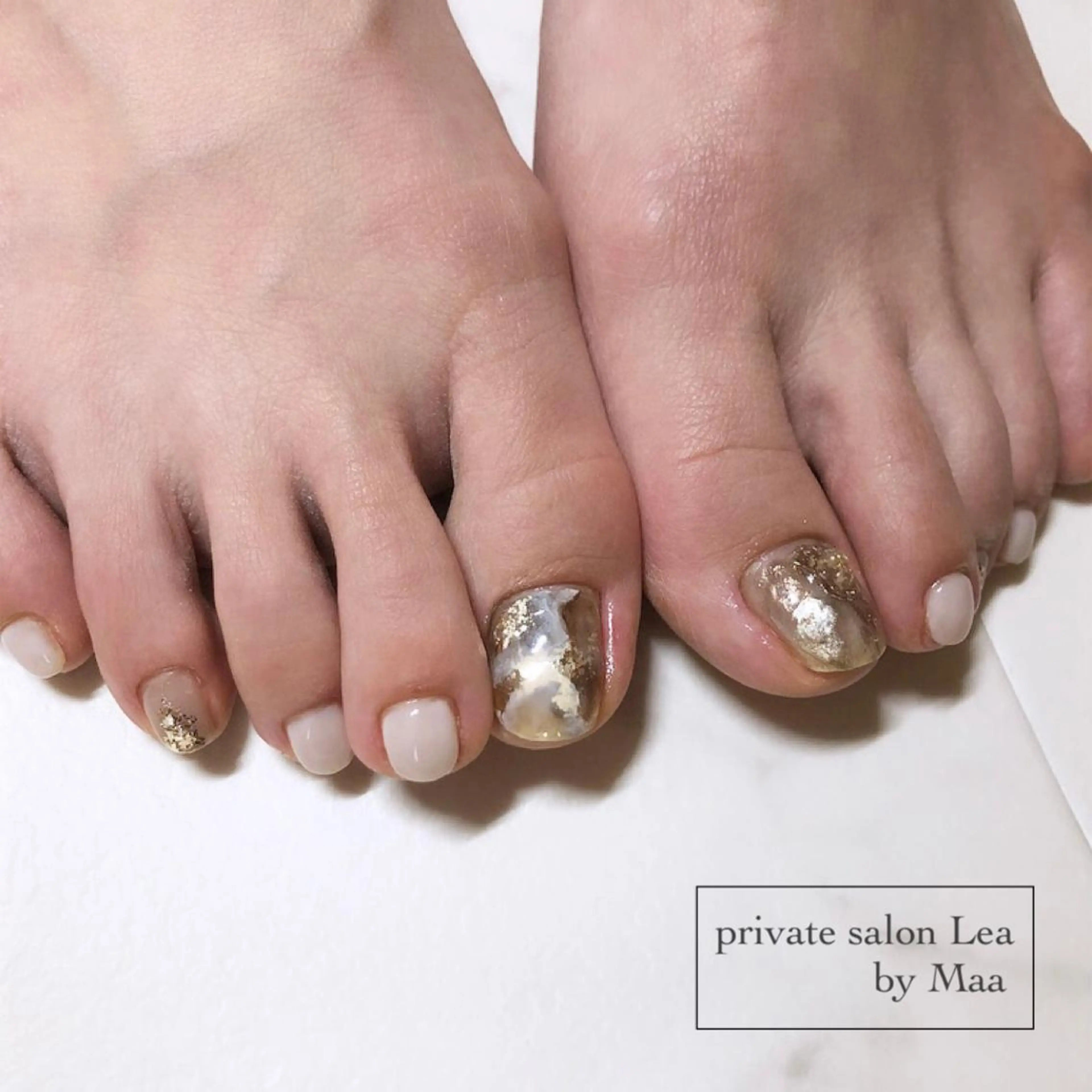 ネイル フットネイル private_ salon.Leaのネイルデザイン