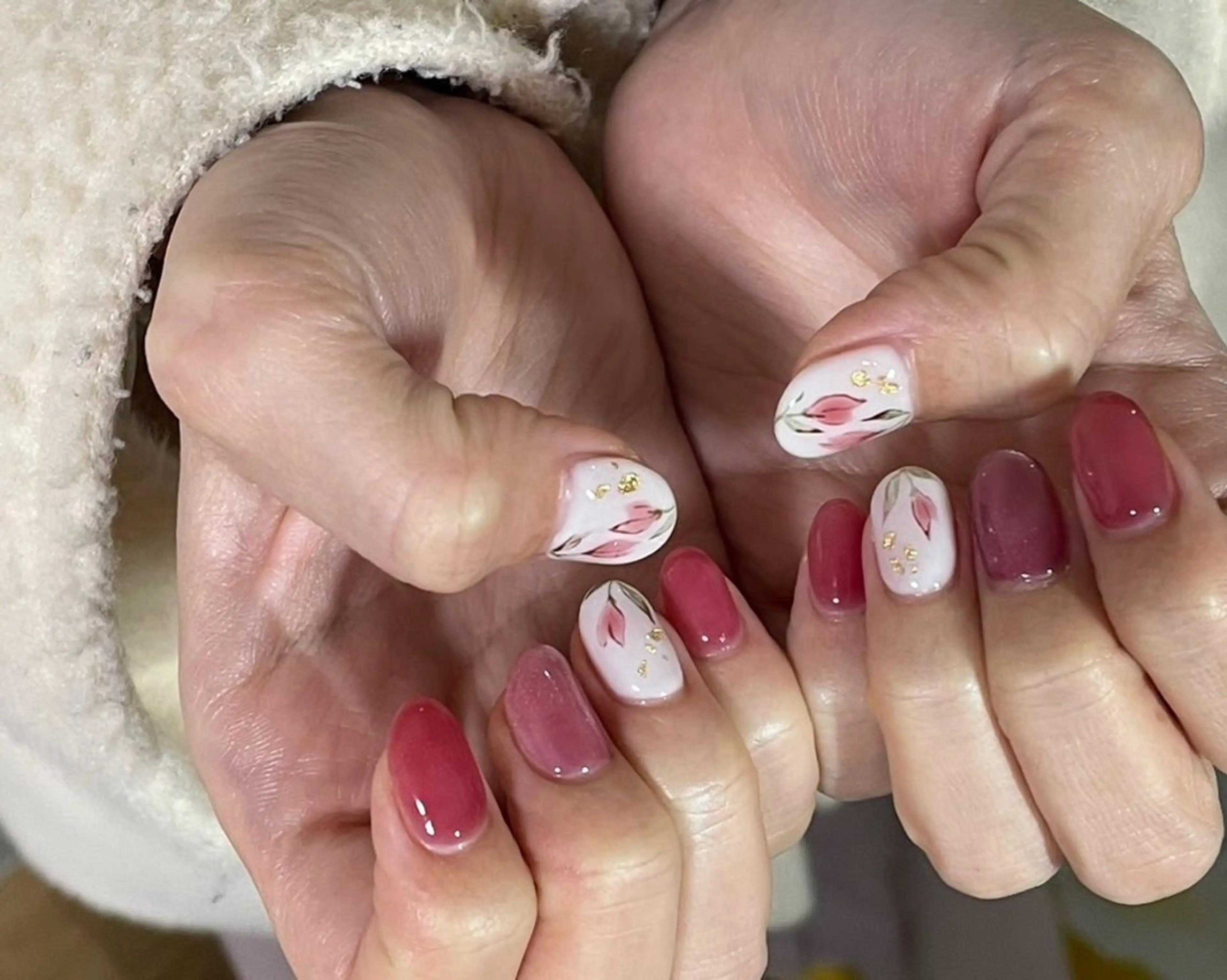 ネイル ジェルネイル メンズネイル パラジェル 春ネイル ワンホンネイル kiki nail たまプラーザのネイルデザイン