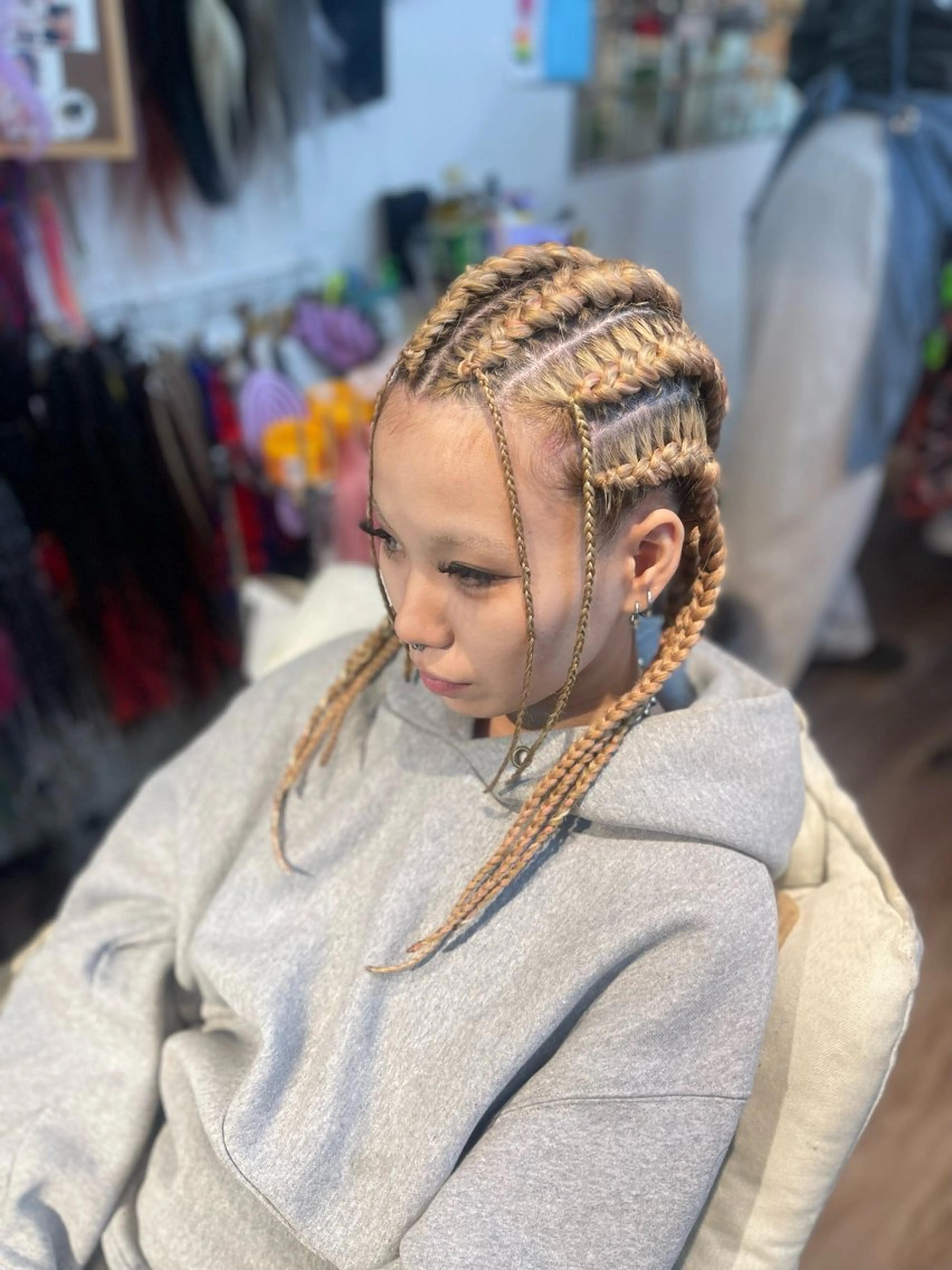 ミディアム ヘアアレンジ エクステ scamp所属・scamp⭐️ さくらのヘアスタイル