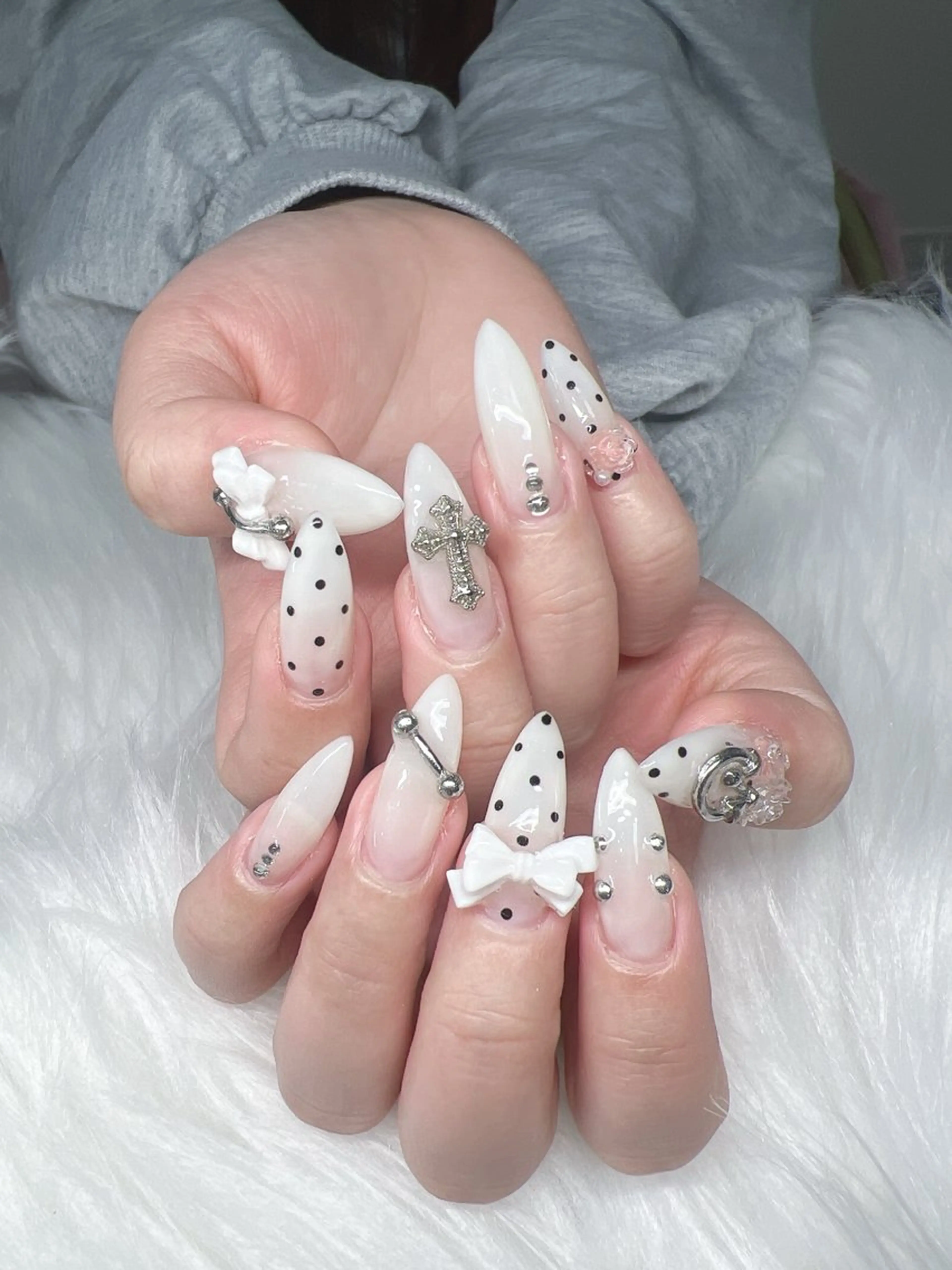 ネイル ハンドネイル Lee Nails チップ長さだし専門店のネイルデザイン