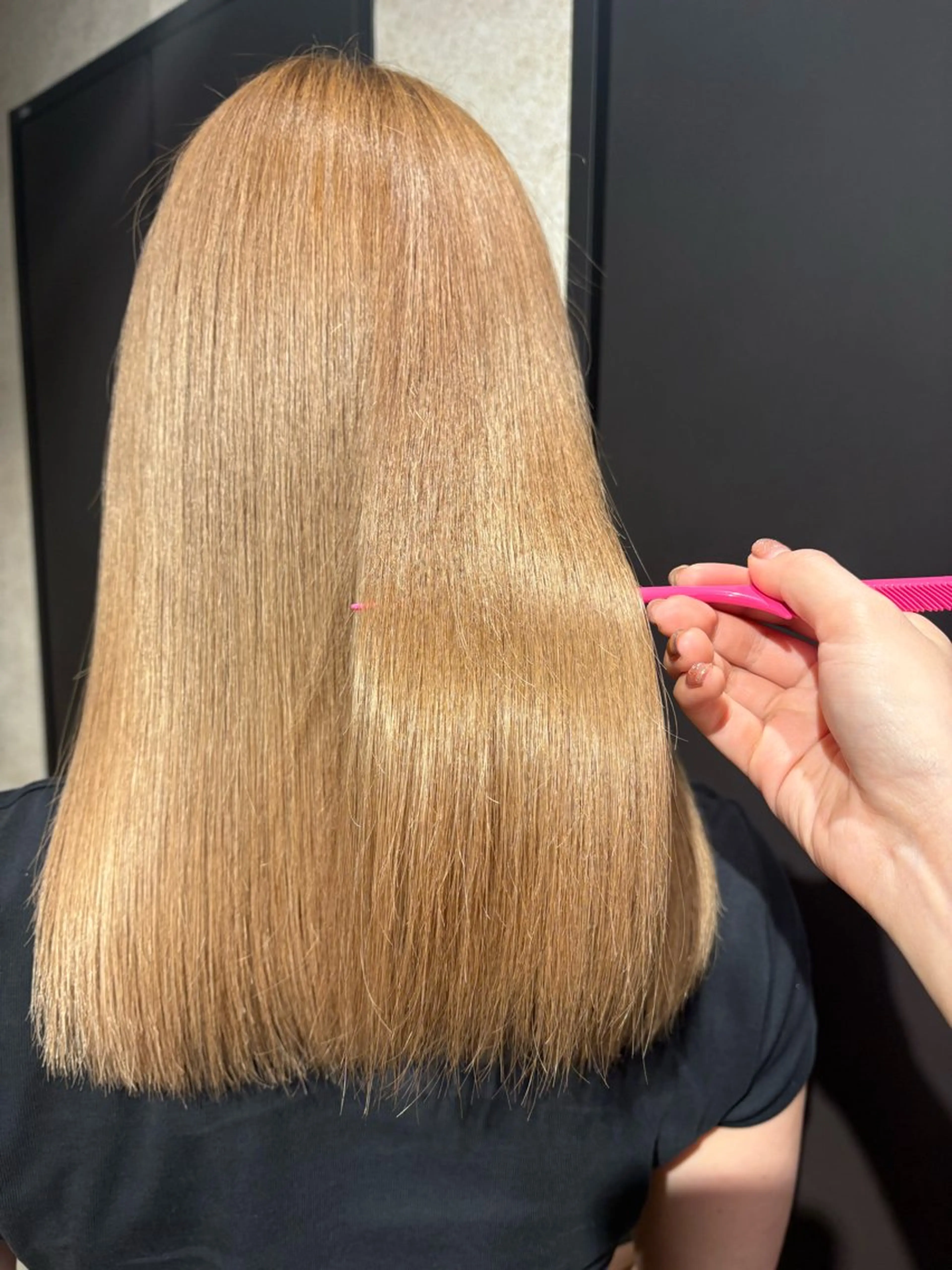 セミロング トリートメント hana/💗 moriguchiのヘアスタイル