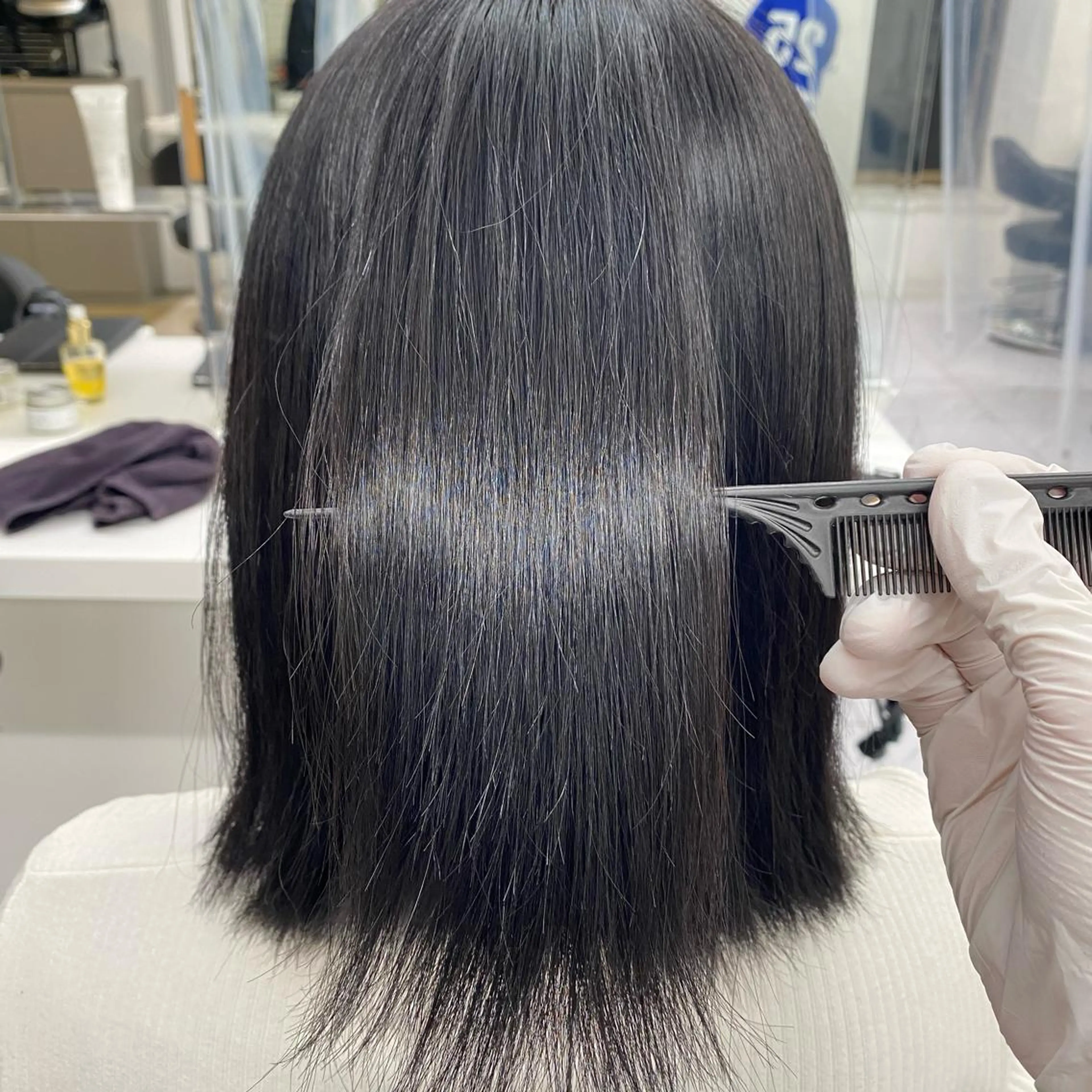 セミロング カラー ヘアアレンジ メンズ特化 水口湧太のヘアスタイル