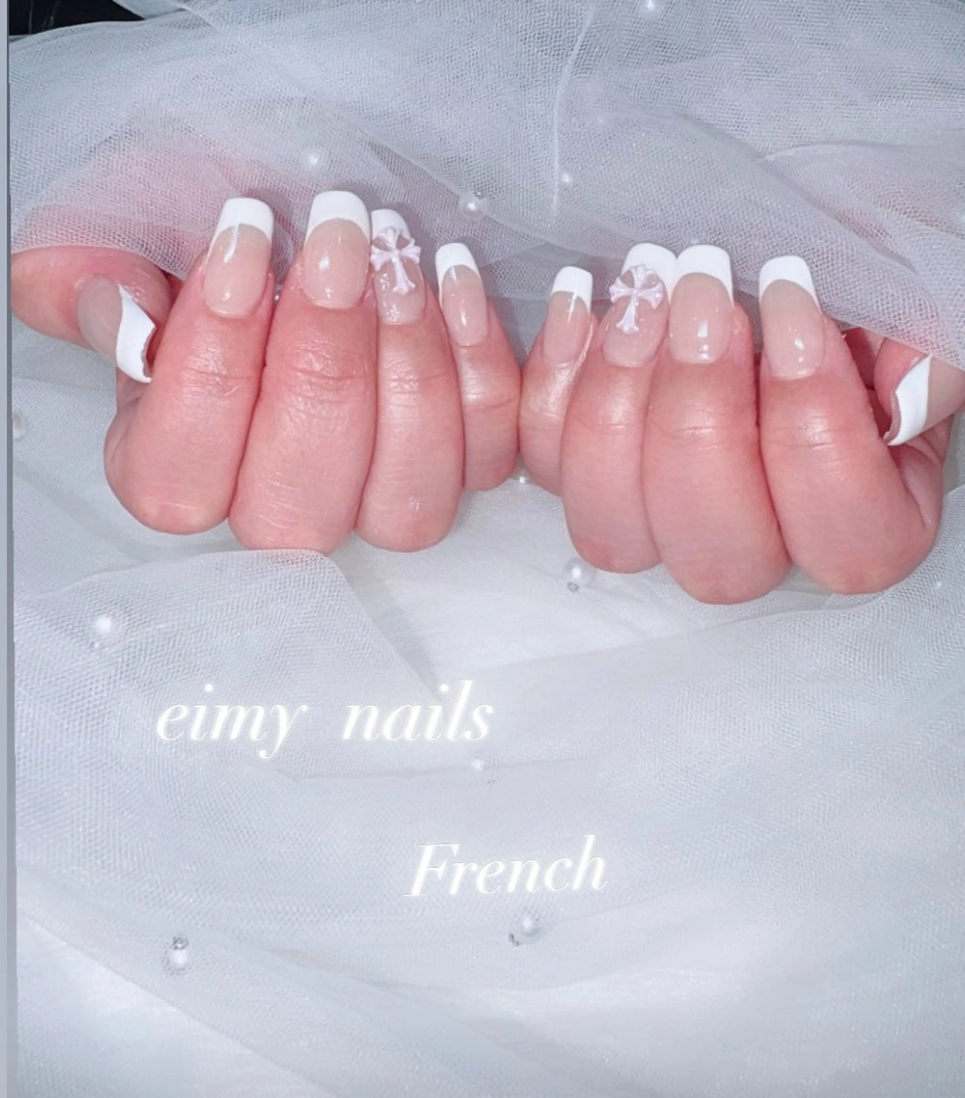 ネイル フレンチネイル ワンカラーネイル パステルネイル 春ネイル ハンドネイル 🤍eimy nails🤍所属・eimy nails♡のネイルデザイン