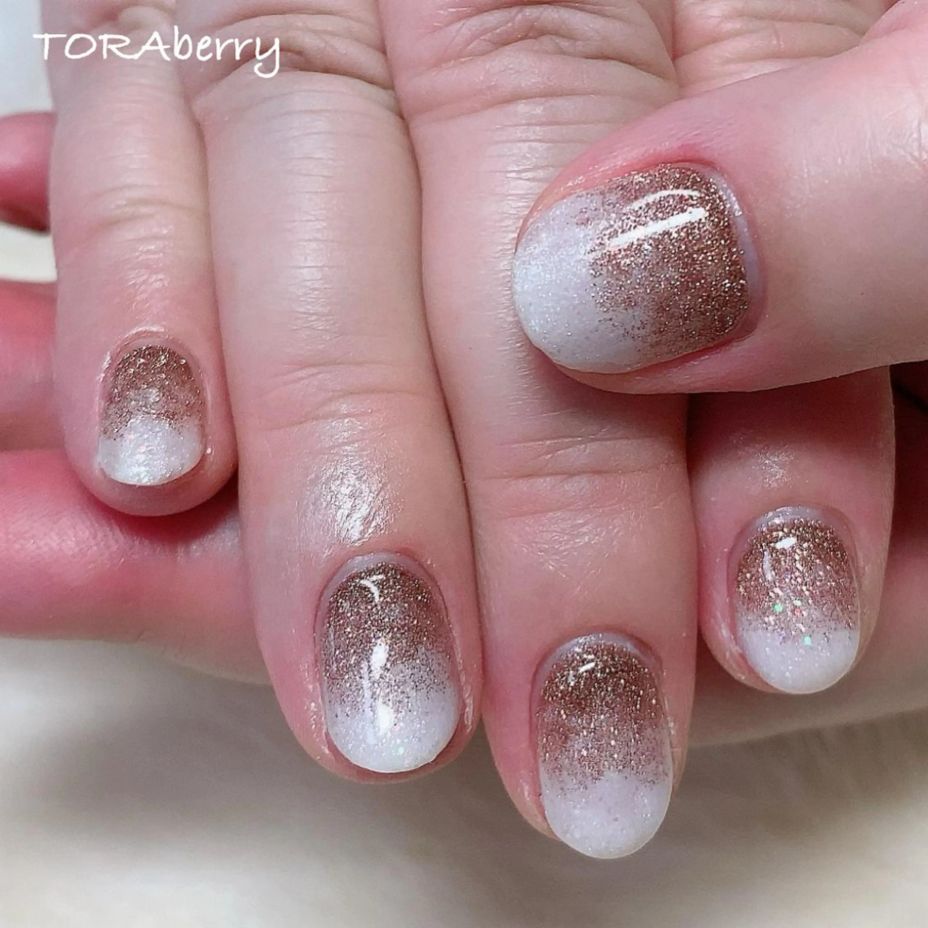 ネイル ラメ(グリッター) ハンドネイル ネイリスト なつみのネイルデザイン