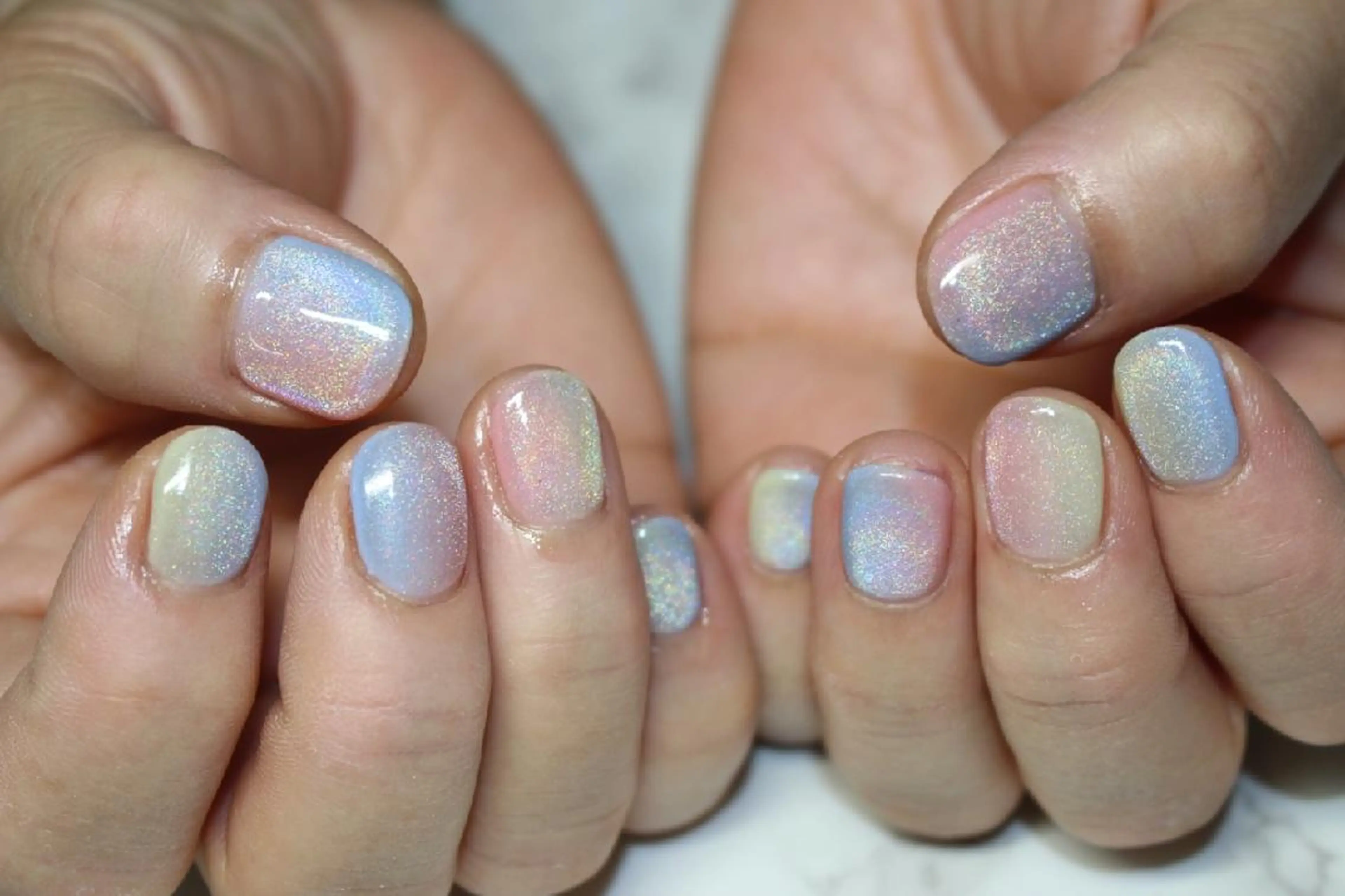 ネイル yu-a  スカルプ ネイルakiのネイルデザイン