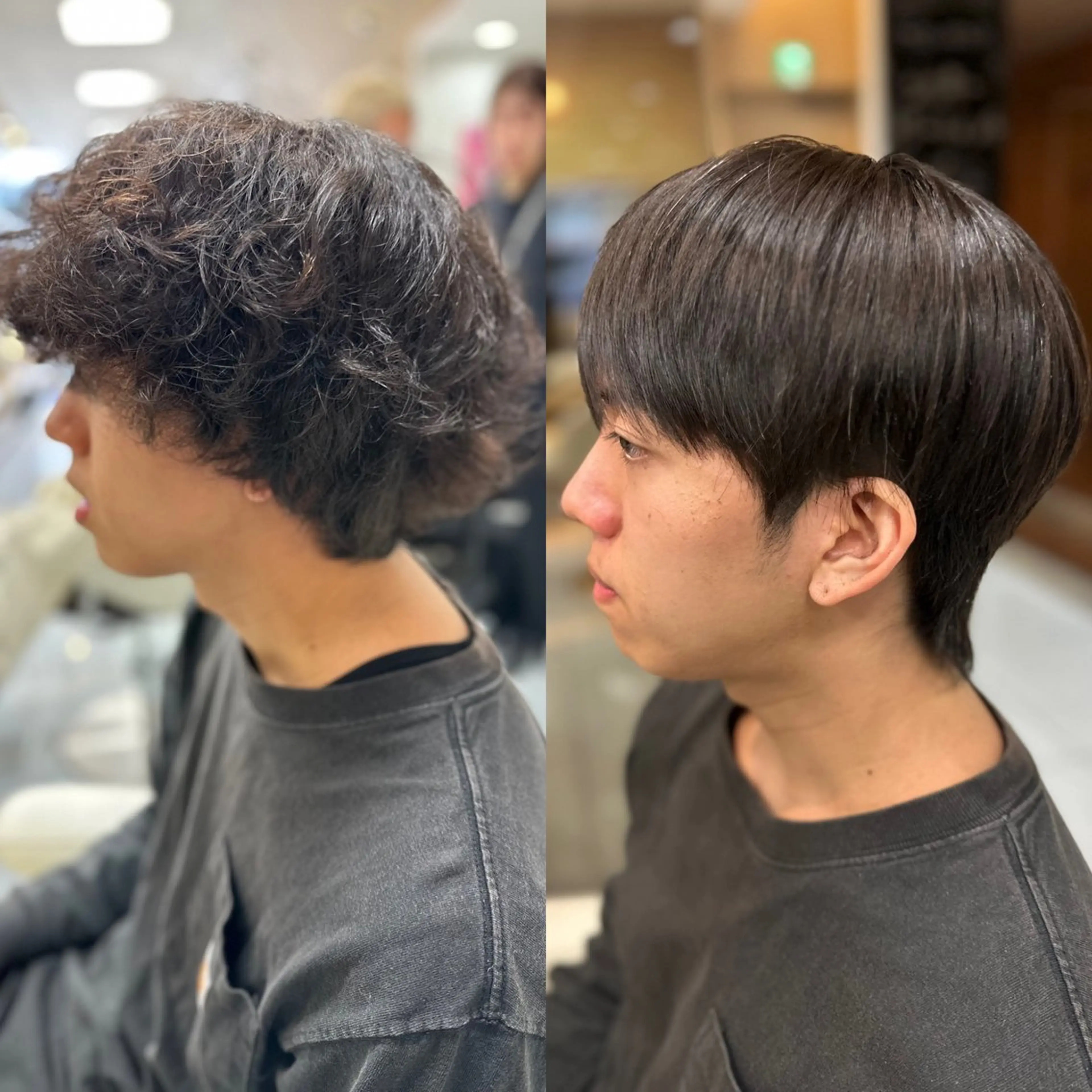 【社内1600人の癖毛の先生による】メンズ専用縮毛矯正＋スタイリングブローの写真