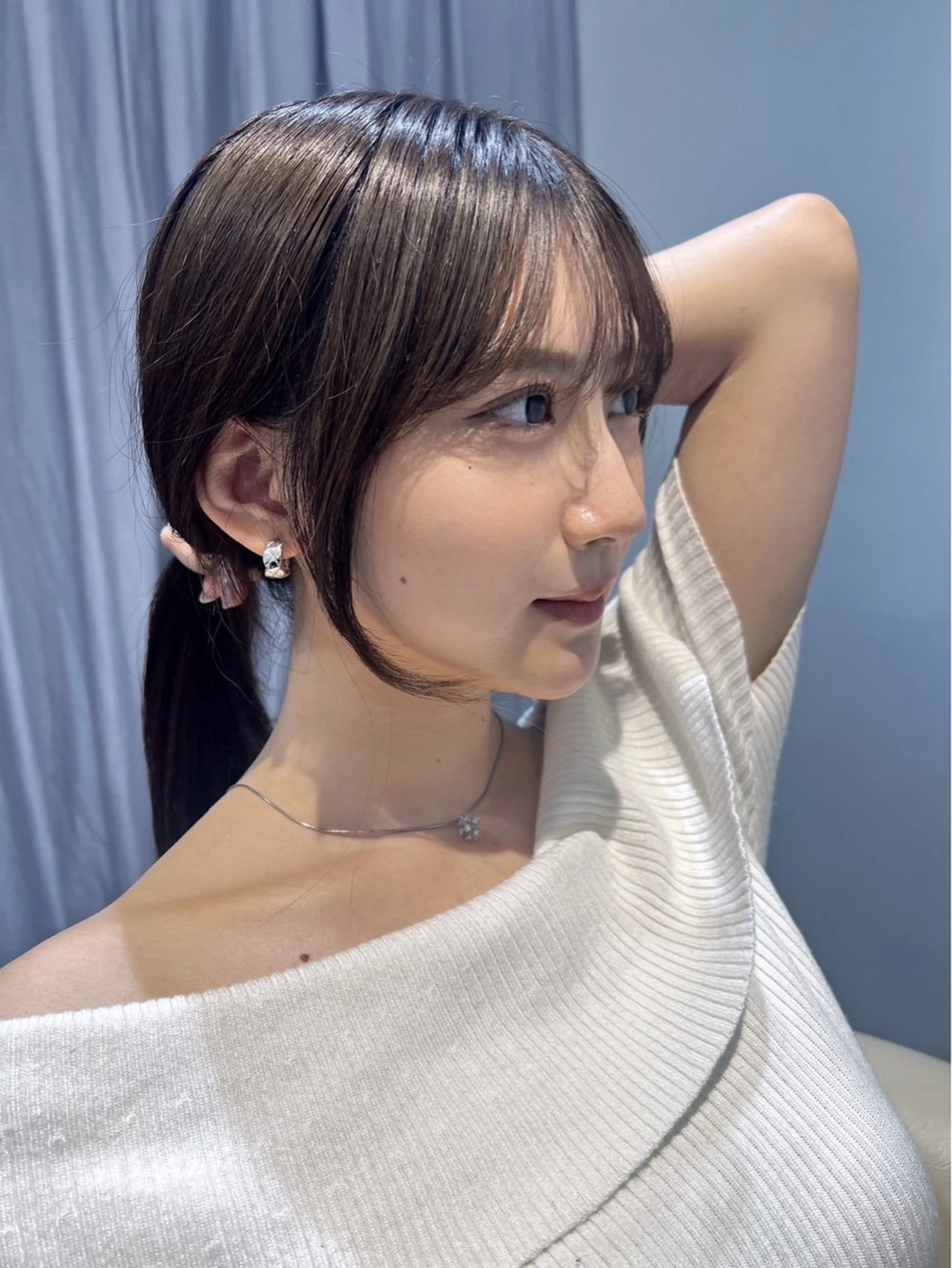 ロング カラー 顔まわりレイヤー 学生 就活ヘア 韓国風ヘア レイヤーカット カット ヘアカラー トリートメント 💎透明感カラー特化 💎TAISEIのヘアスタイル