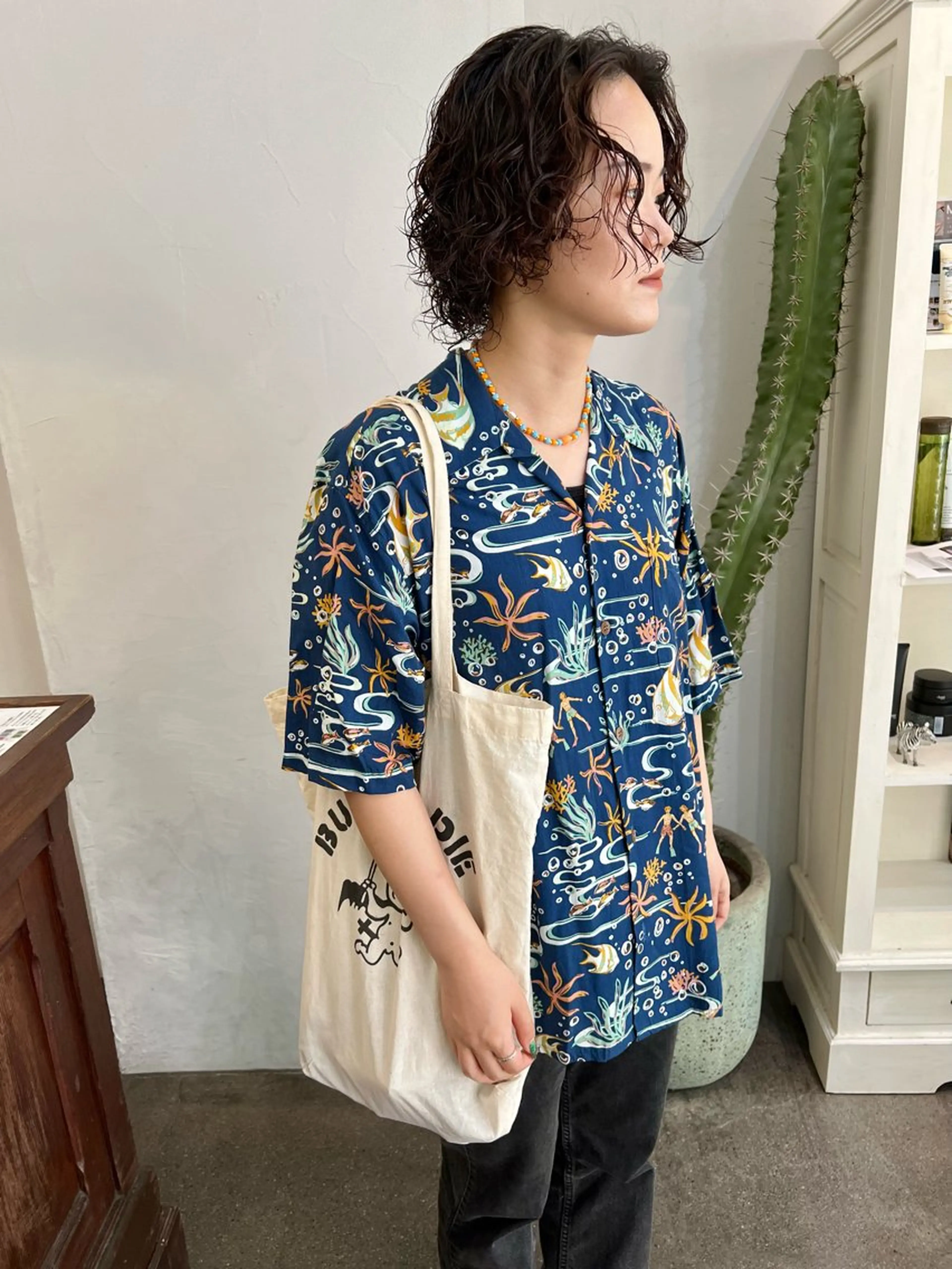 ショート パーマ ボブ ウルフカット カット パーマ 千葉 郁也のヘアスタイル