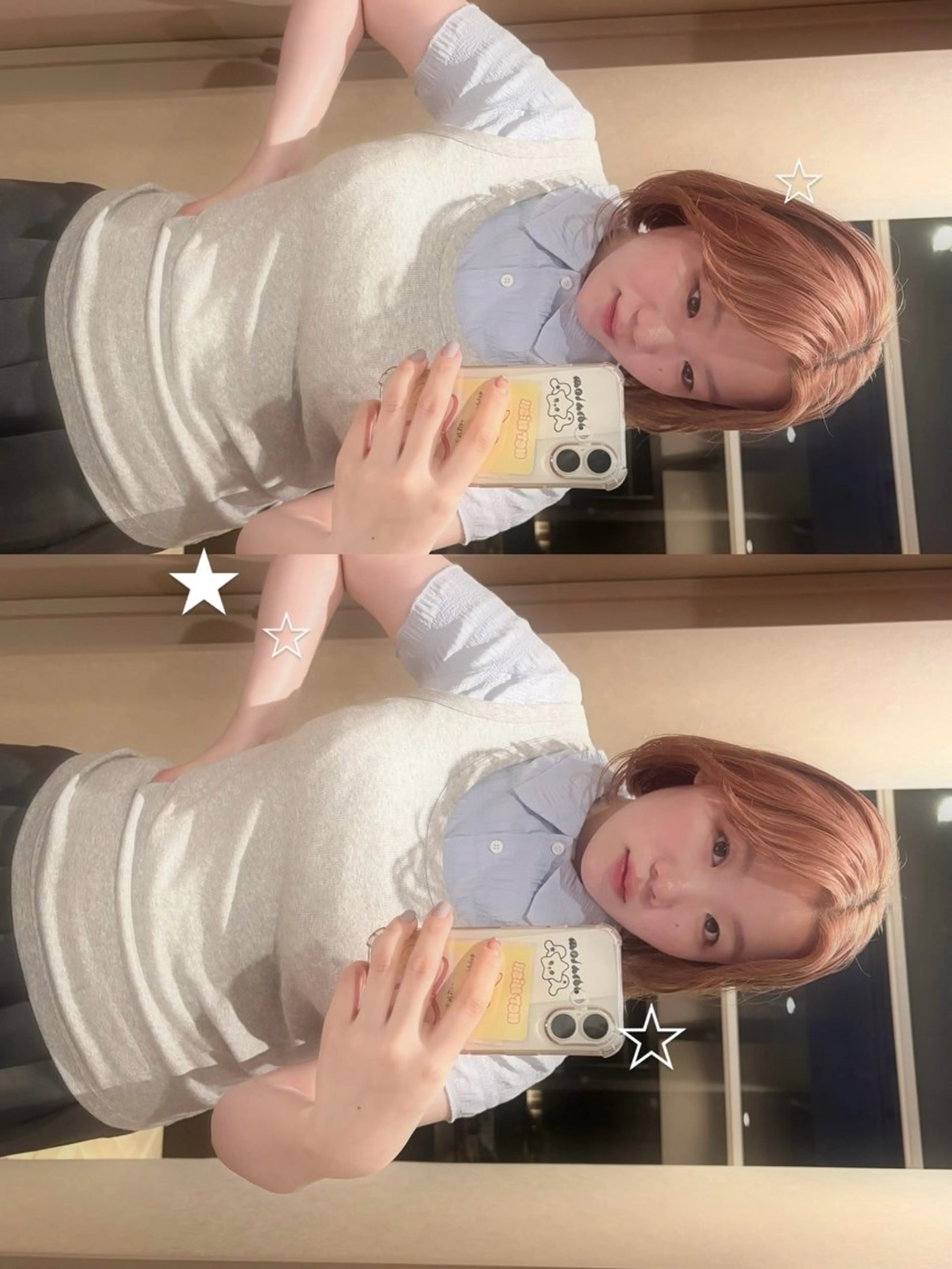 ショート カット ヘアカラー 似合わせ/ベージュ /レイヤー/りほ🤍のヘアスタイル