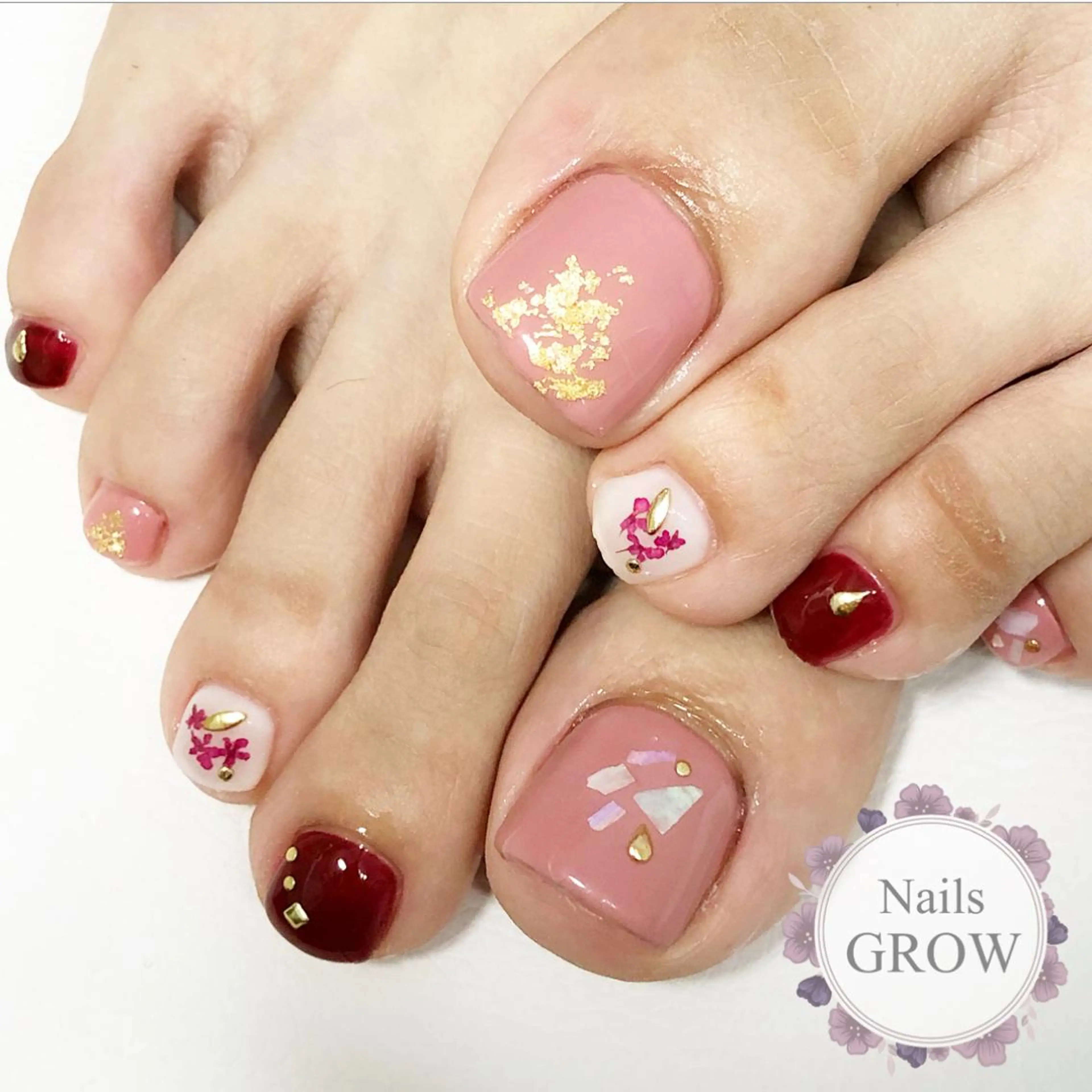 ネイル フットネイル Nails GROWのネイルデザイン