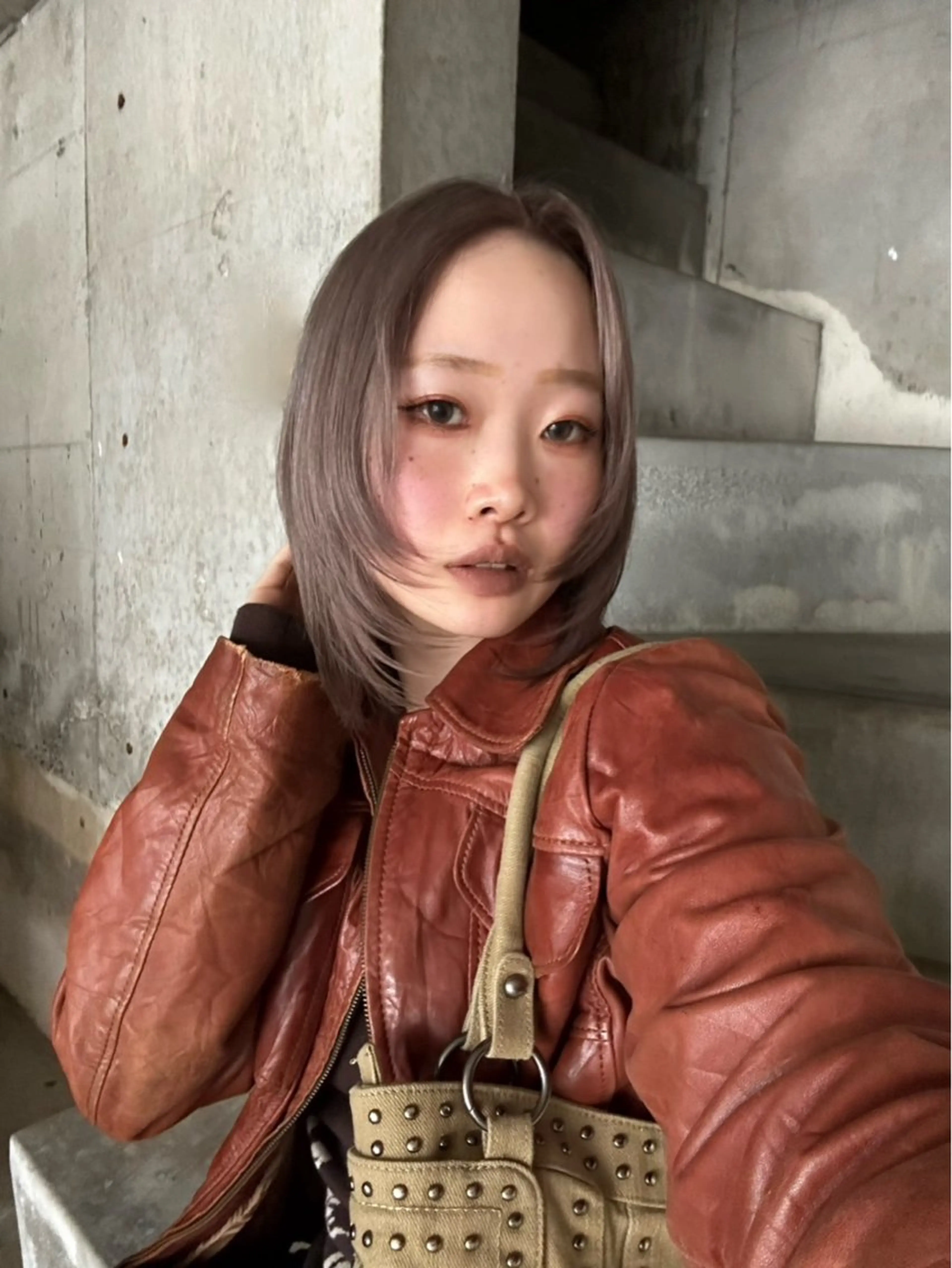 セミロング カラー カット ヘアカラー トリートメント Haru/THREE …by velvetのヘアスタイル