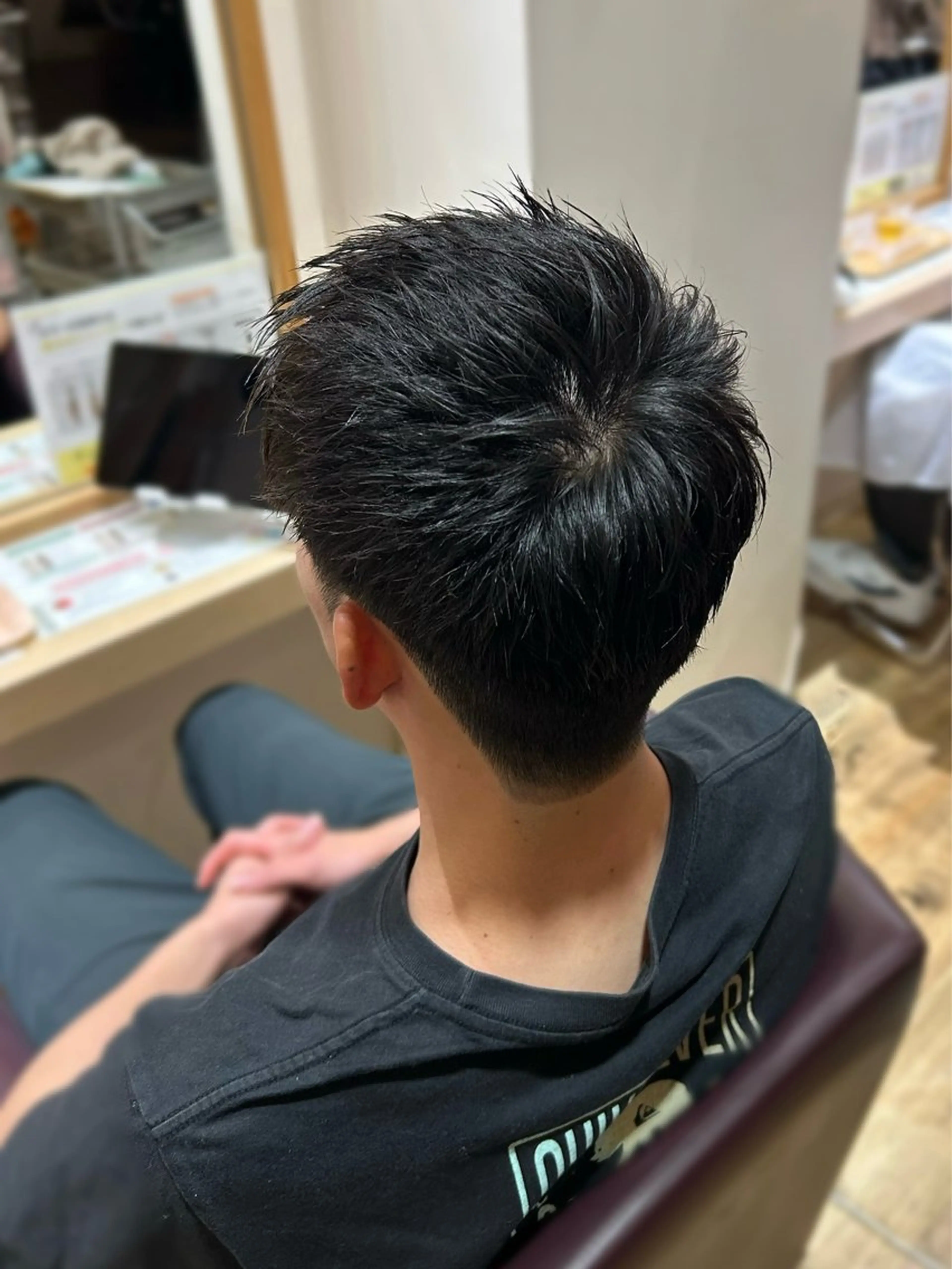 メンズ センターパート メンズ韓国風 マッシュ ·.⟡ 福田 彩乃 透明感カラー🪄🩵のヘアスタイル