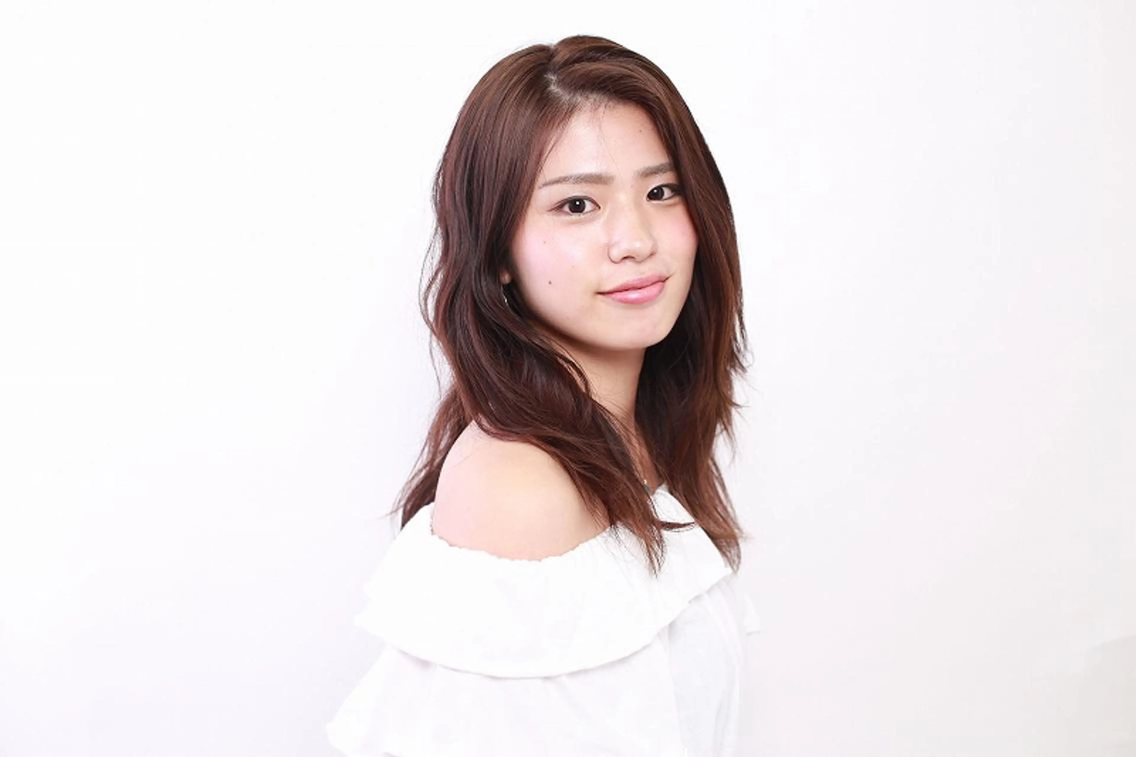 セミロング カラー ハイライトカラー ハイライト 髪質改善/練馬/ ASUKAのヘアスタイル