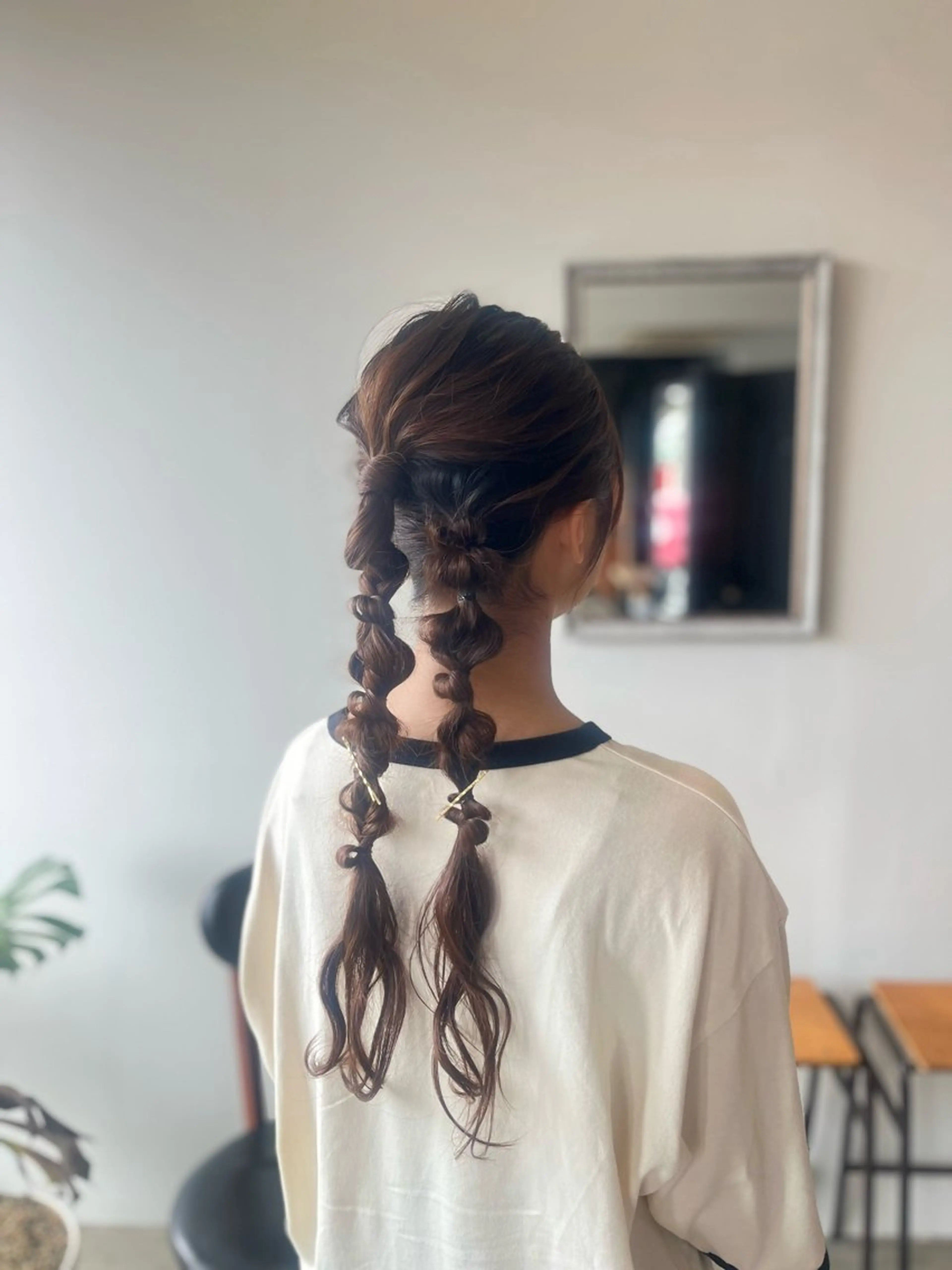 ヘアアレンジ キヨハラ リコのヘアスタイル