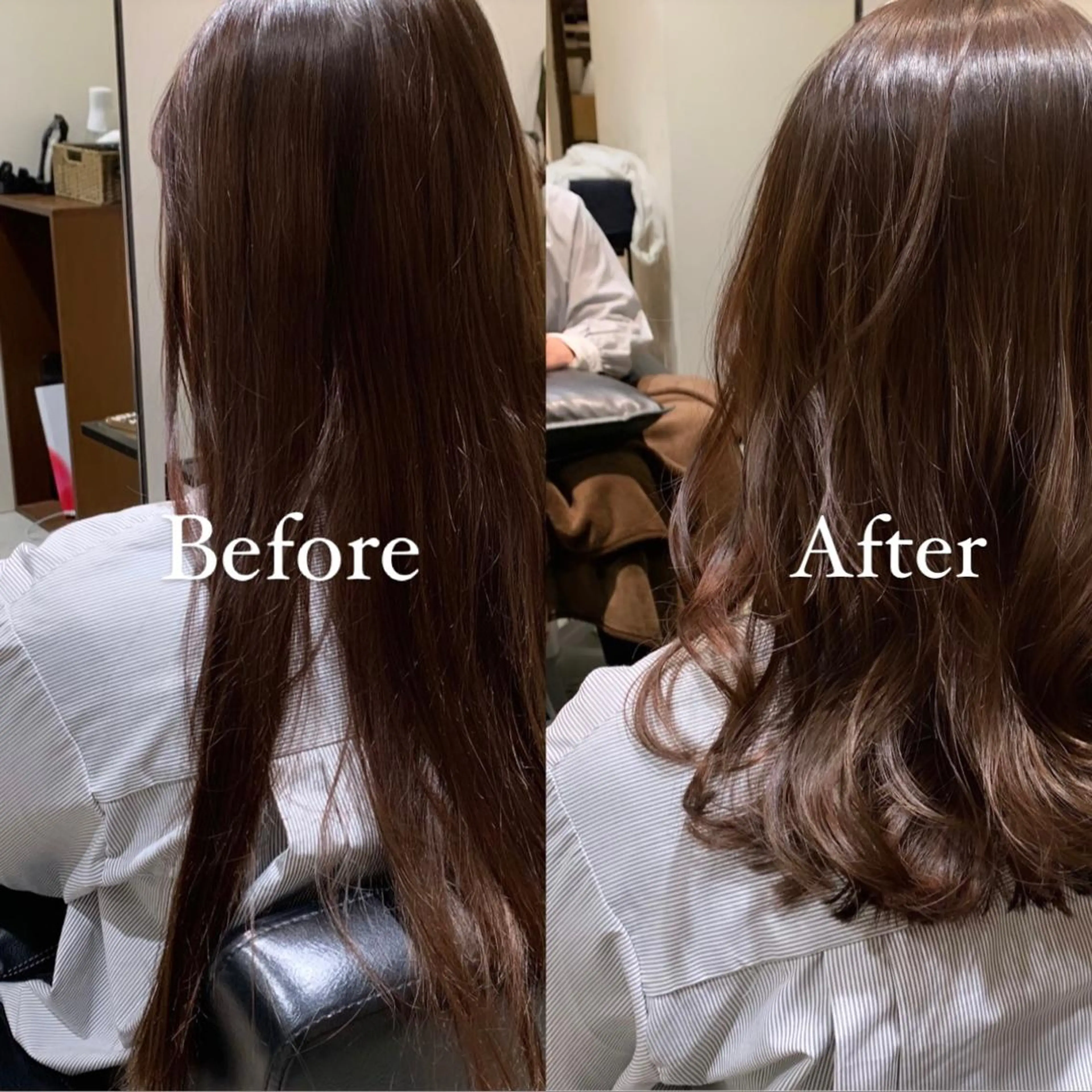 ミディアム 【ミディアムと ロングに特化】島田恋のヘアスタイル