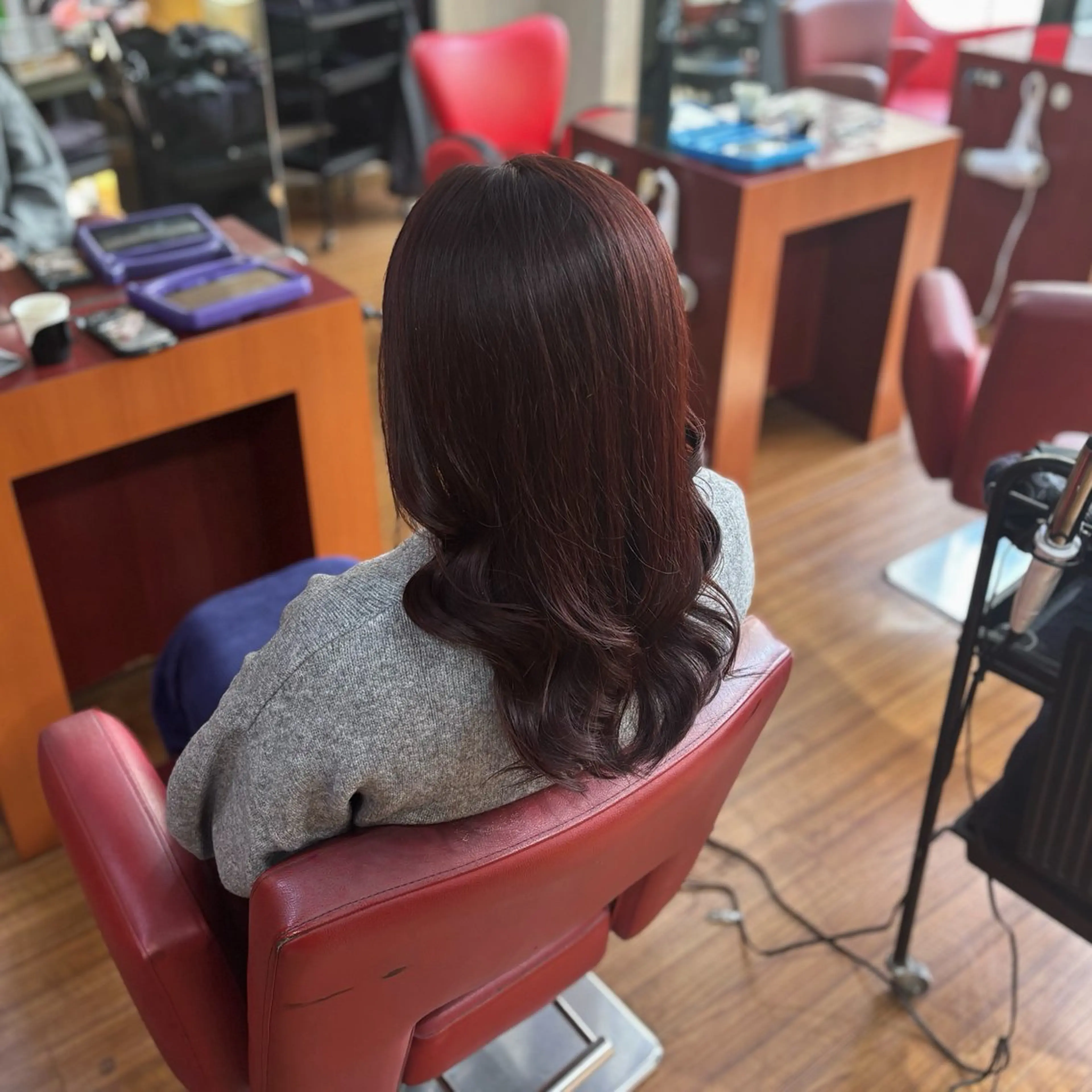 ミディアム カット ヘアカラー トリートメント MIRAN stylistのヘアスタイル