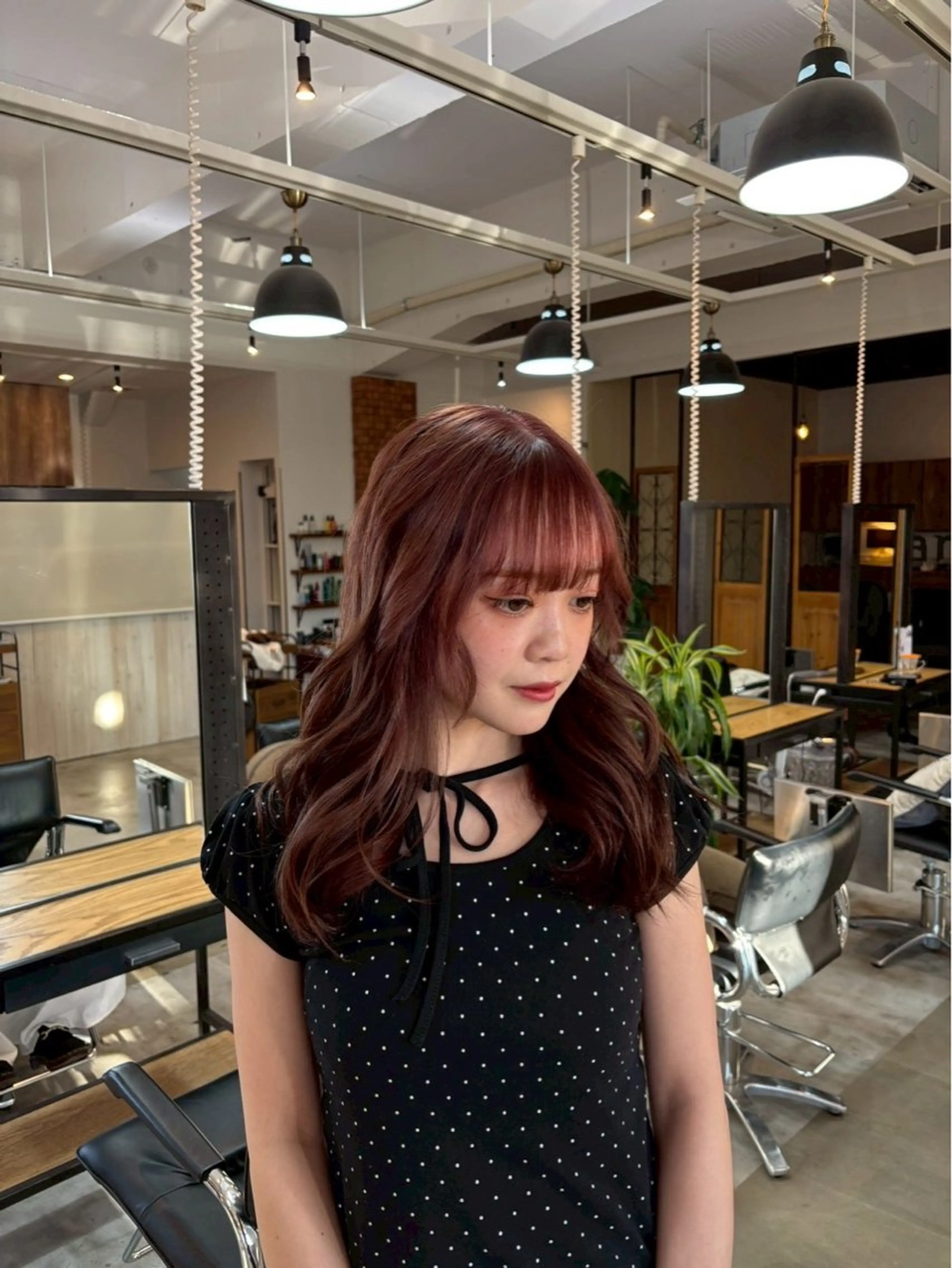 カラー くるみ avedaのヘアスタイル