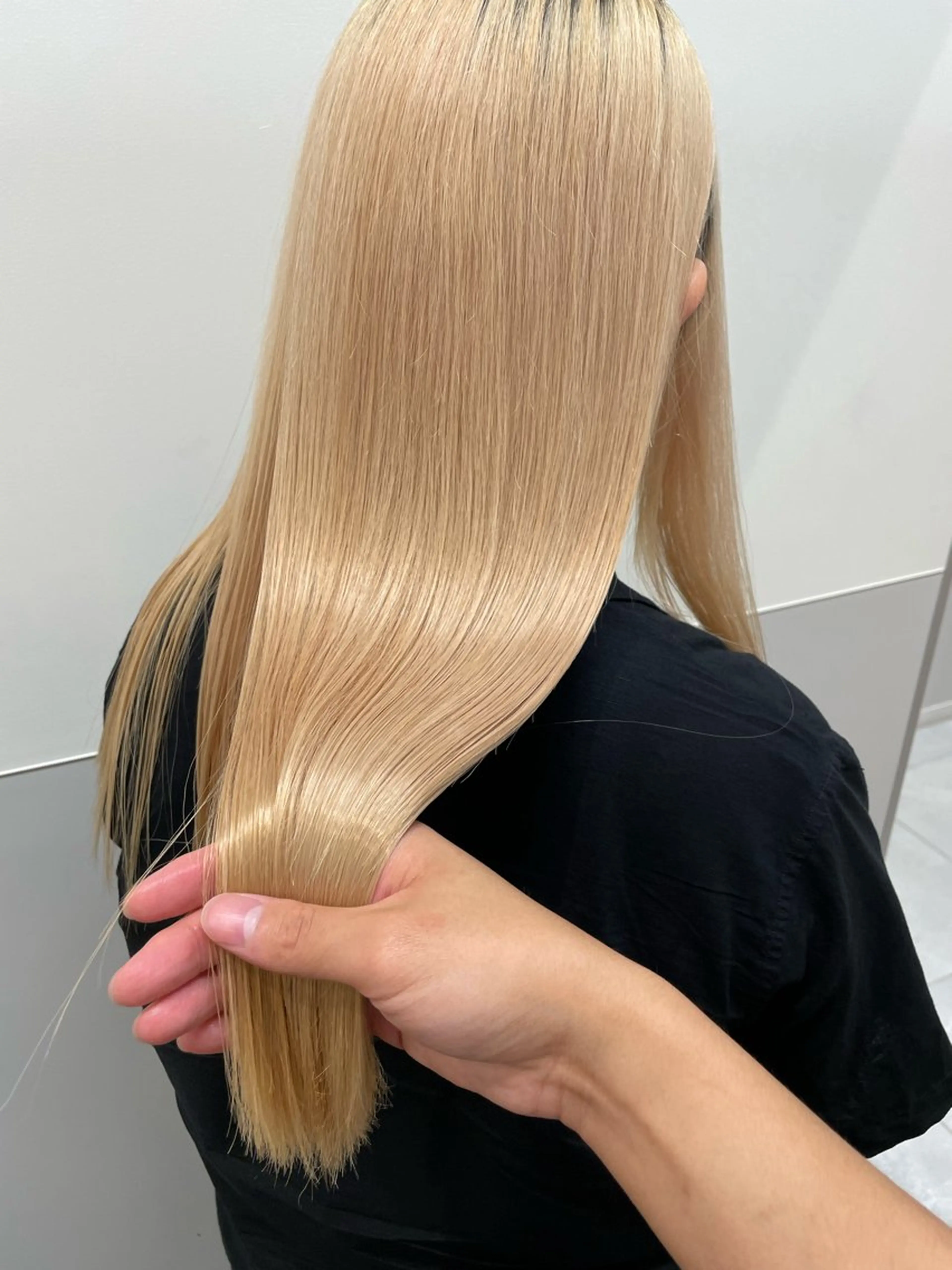 ロング トリートメント パーマ、髪質改善 菊地美月のヘアスタイル