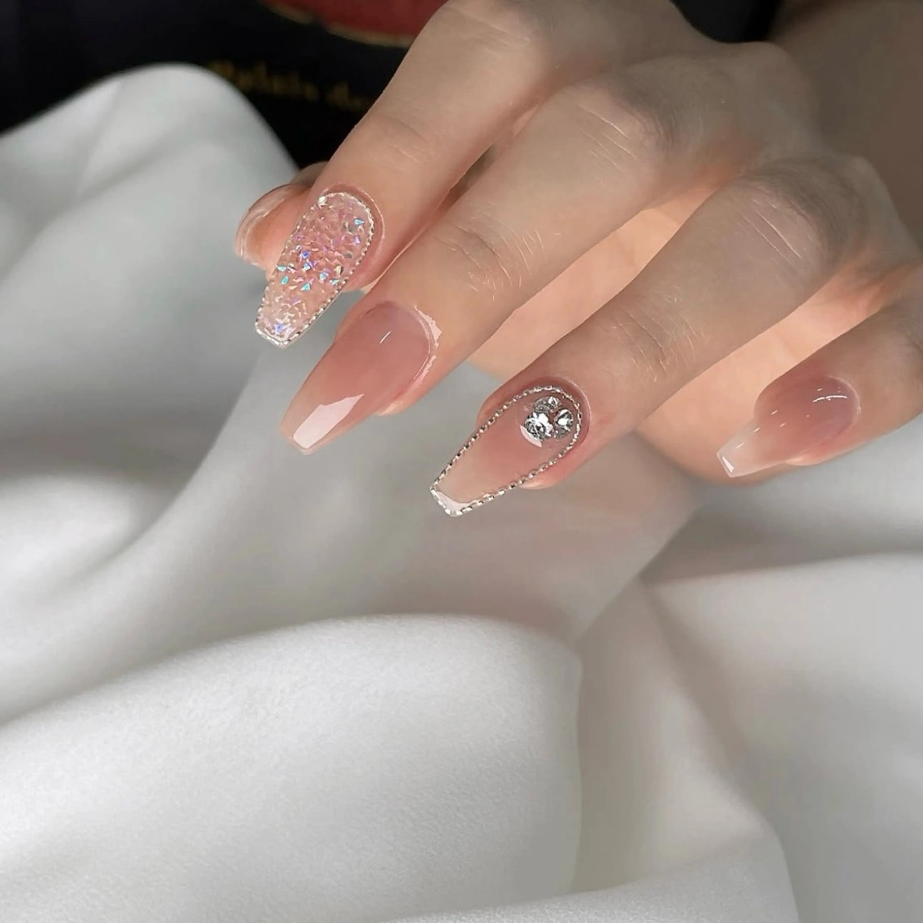 ネイル 韓国ネイル シンプルネイル ワンホンネイル Akina Nailのネイルデザイン