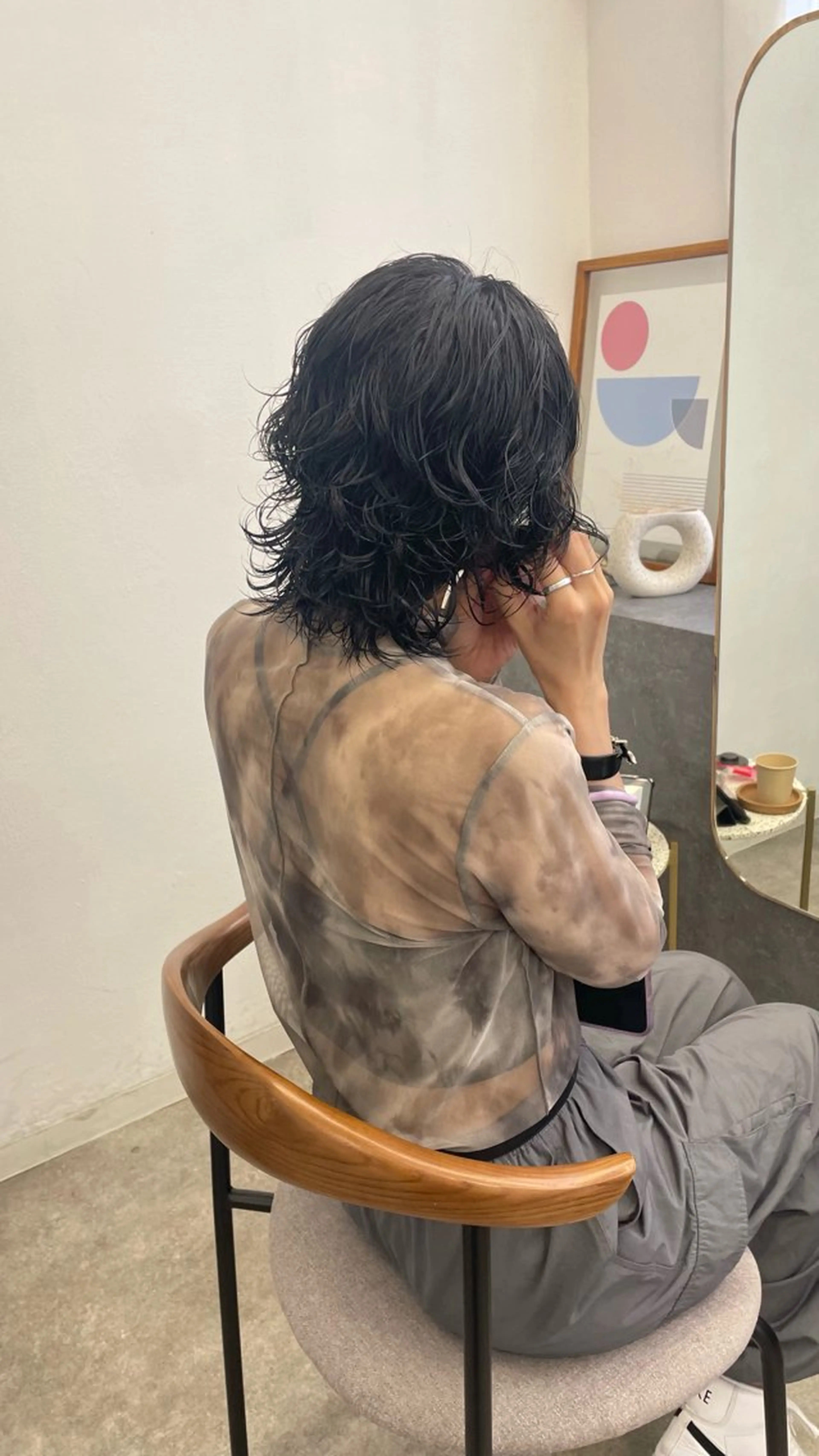 ショート パーマ 外ハネヘア ウルフカット Seeknext // Rukaのヘアスタイル