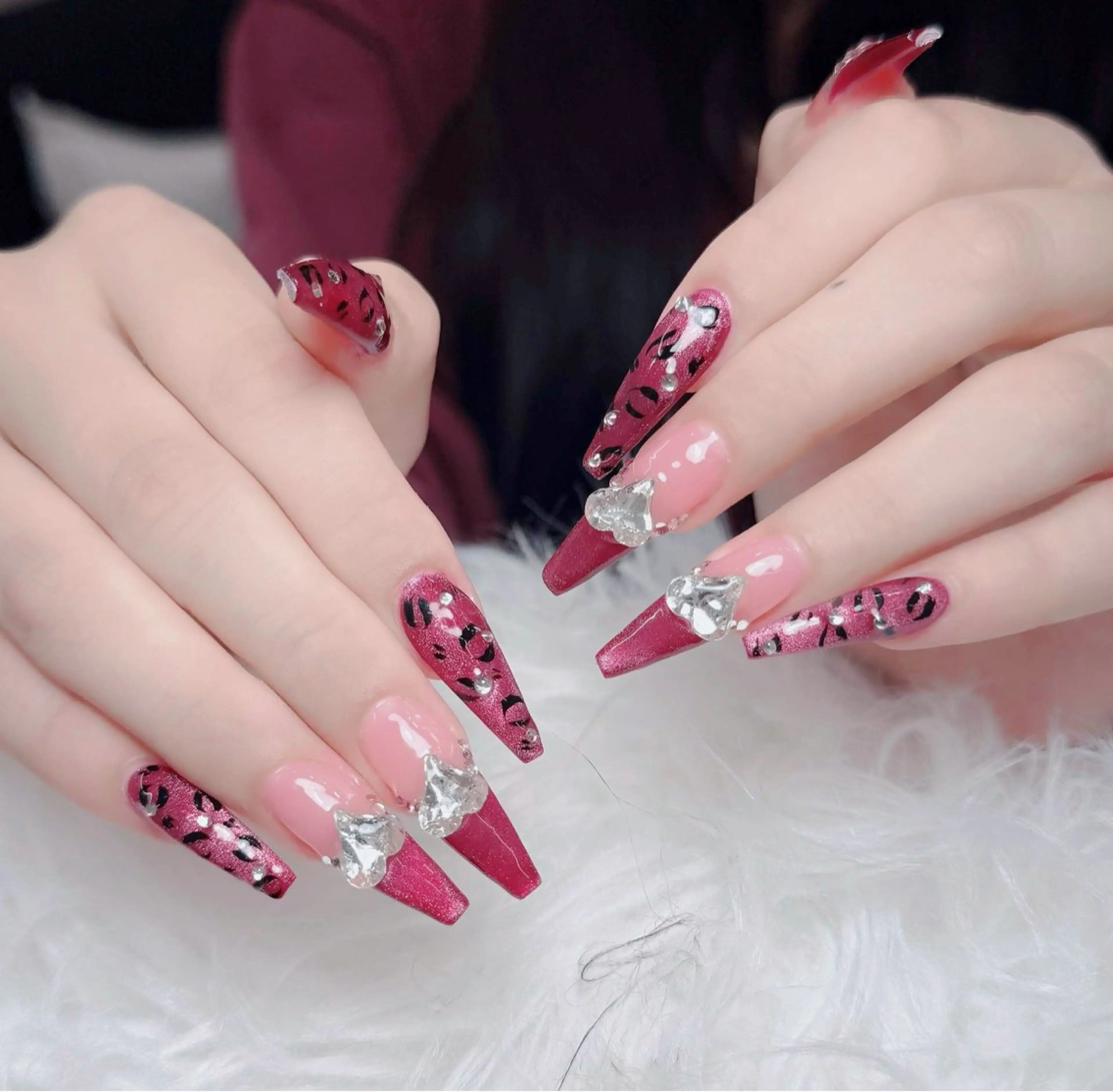ネイル アートネイル 韓国ネイル 持ち込み ワンホンネイル ハンドネイル Lenie Nail Salonのネイルデザイン