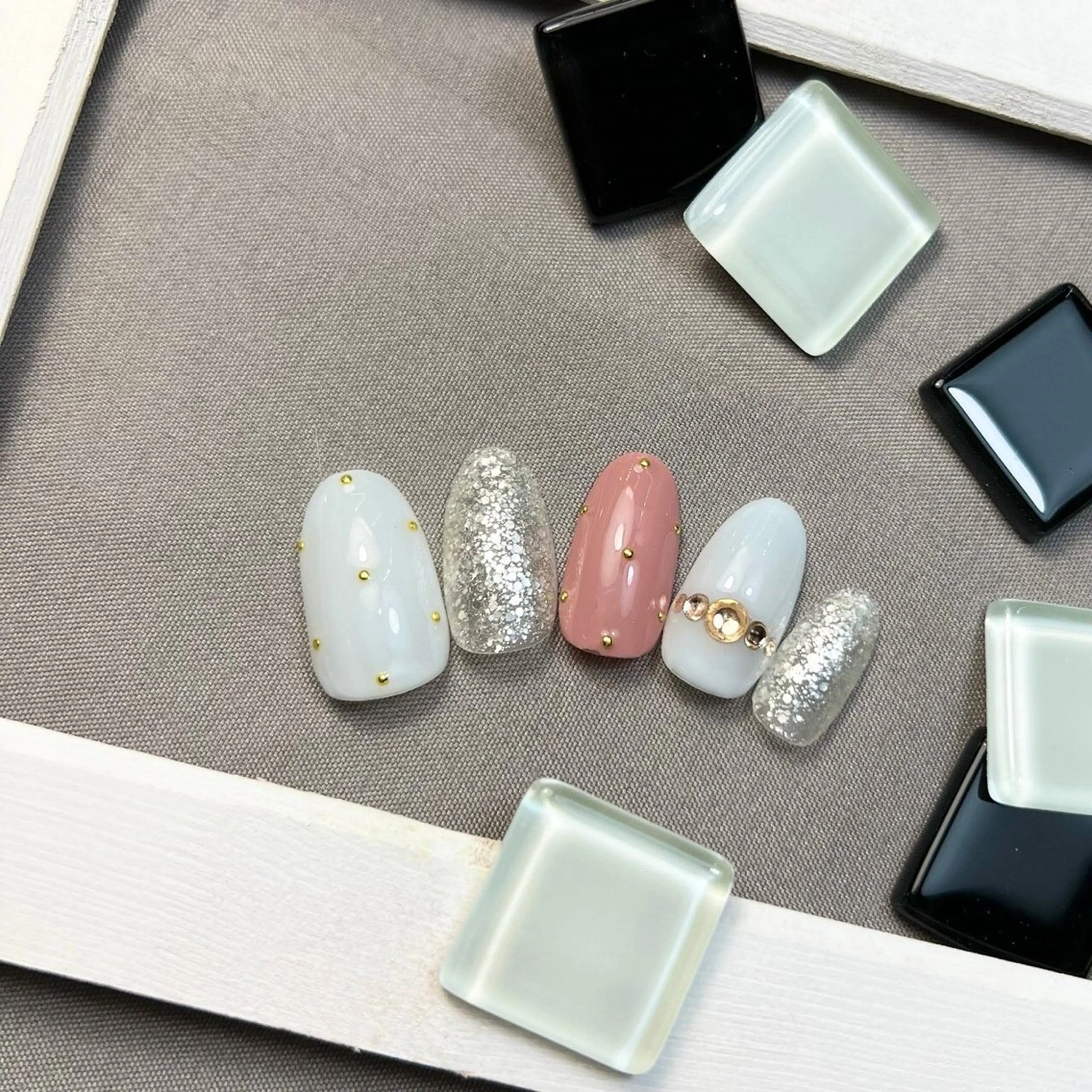 ネイル ⭐︎休業中の練習⭐︎ JNA認定講師髙橋のネイルデザイン