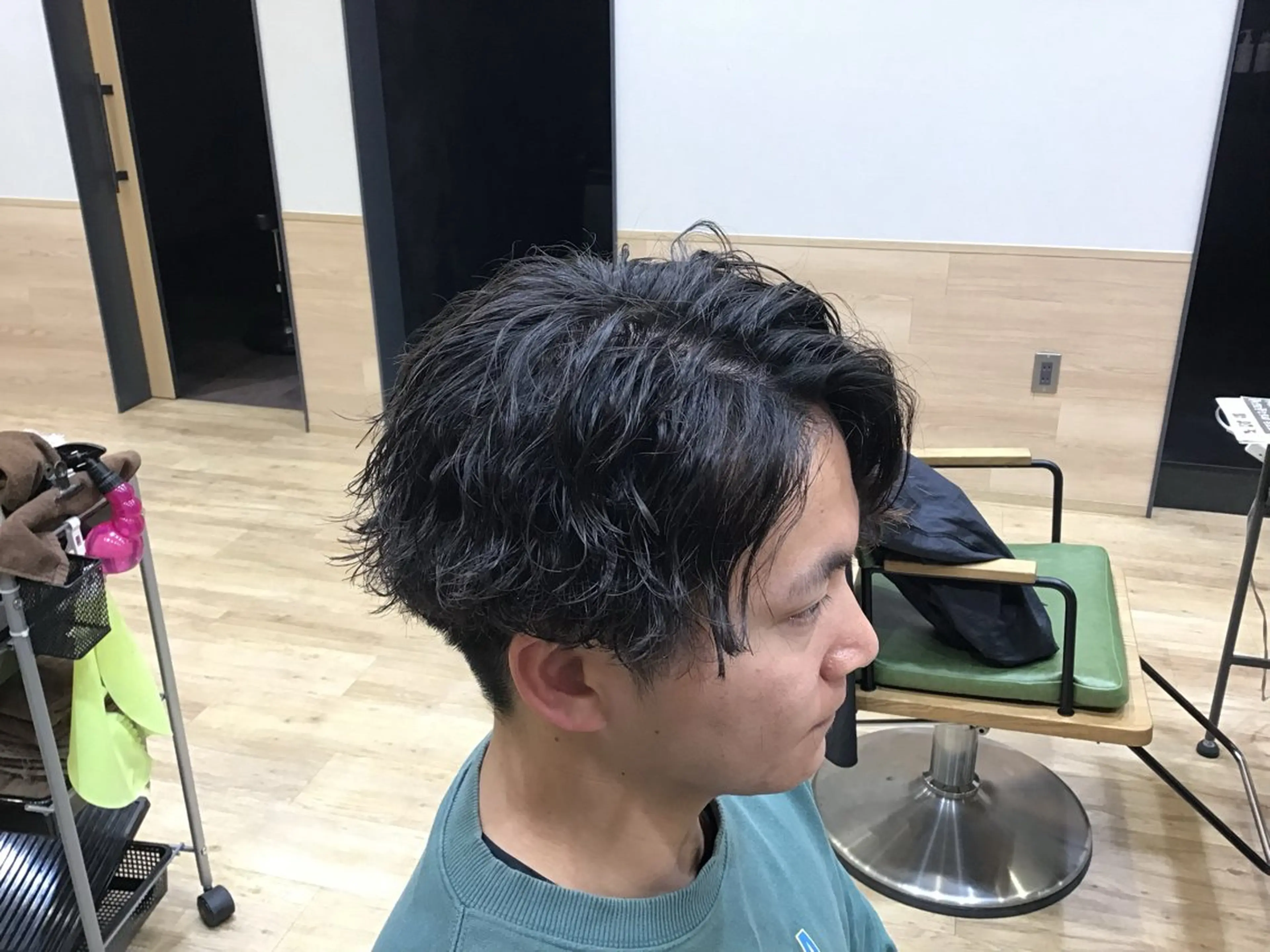 パーマ メンズ メンズパーマ スパイラルパーマ カット パーマ 小田 暉のヘアスタイル