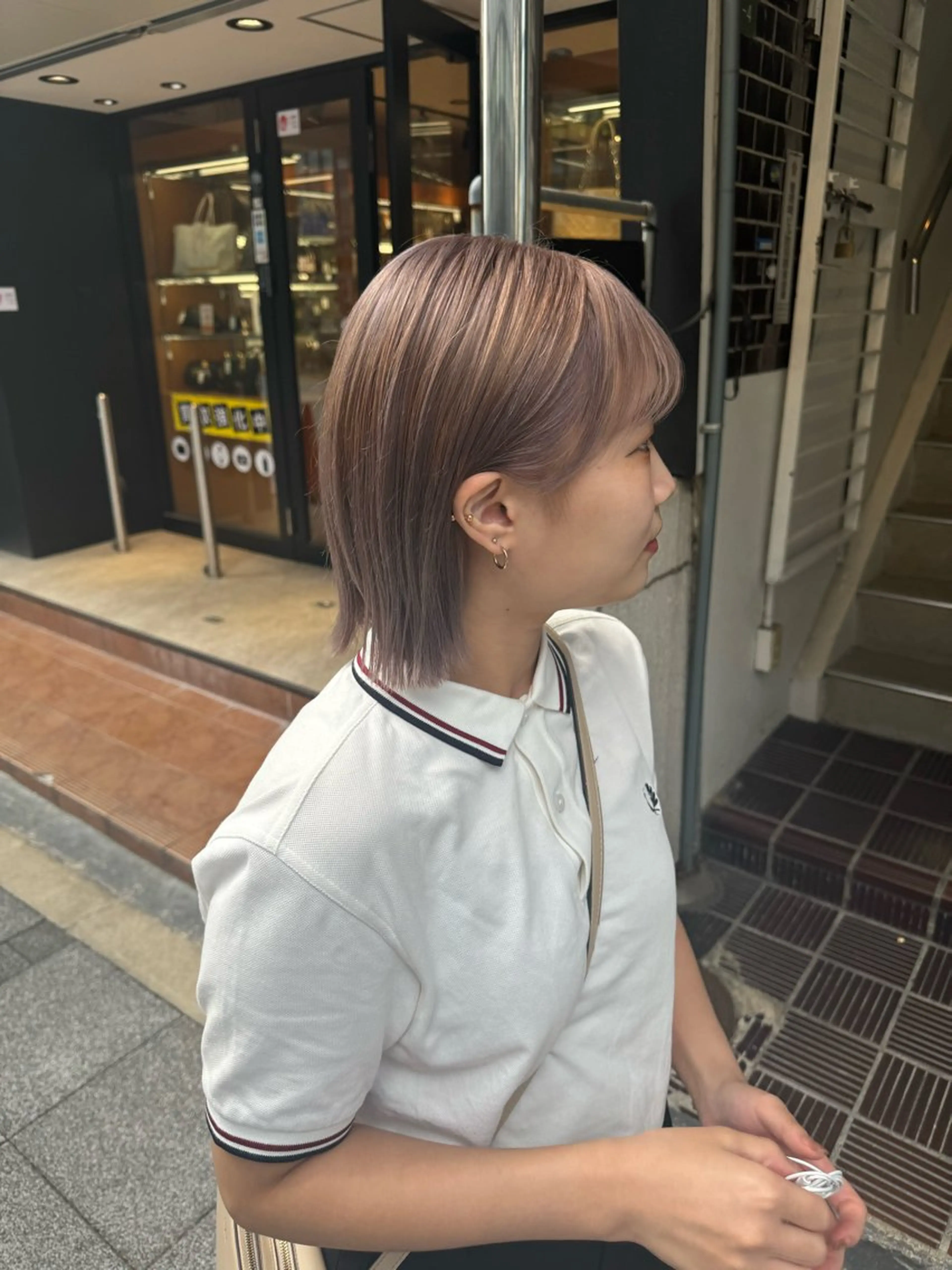 カラー クキノケイカ /暖色カラーのヘアスタイル