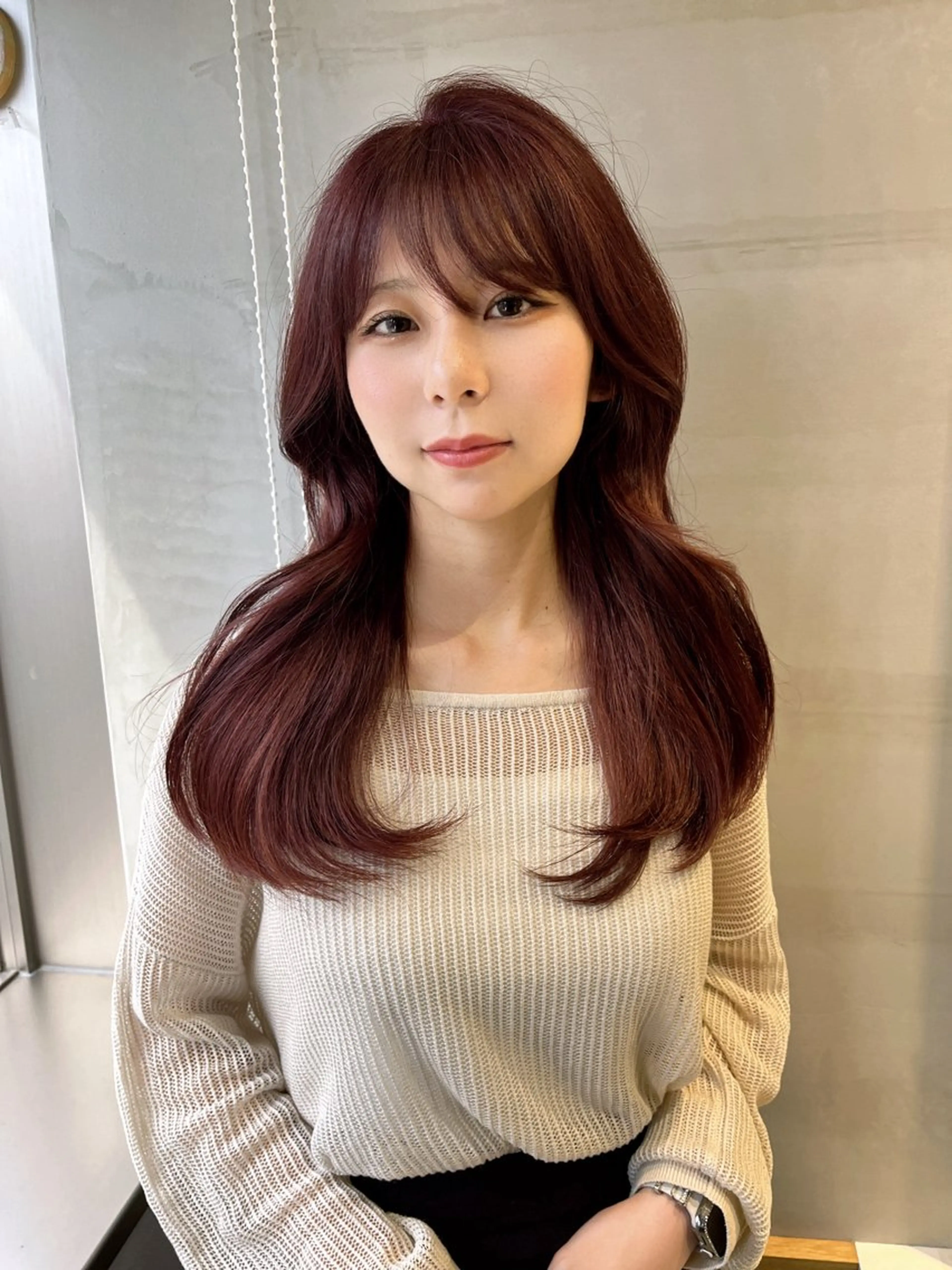 カラー 谷川が作る熊本1🥇 レイヤーカットのヘアスタイル