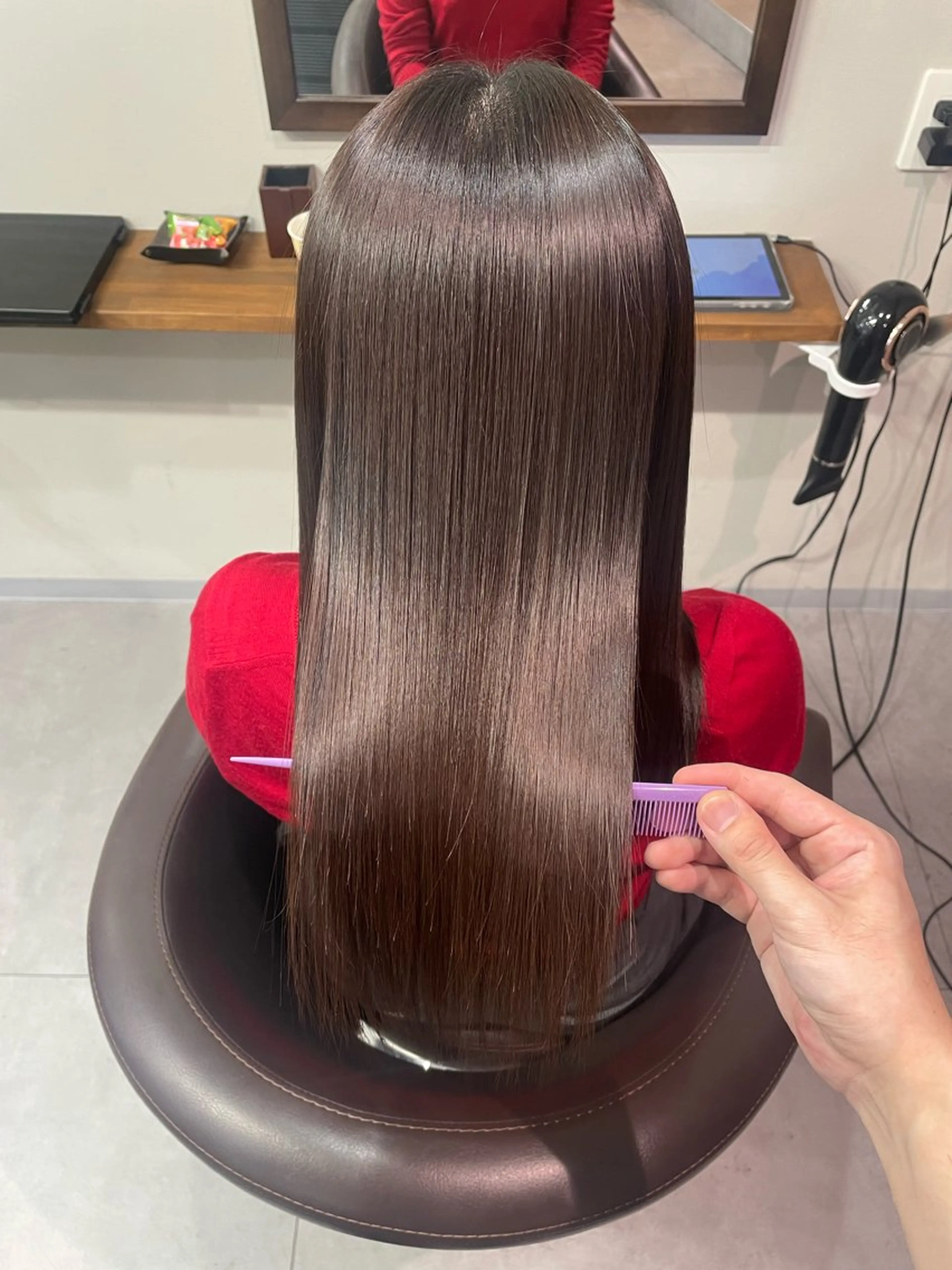 ロング カット トリートメント 飯村 友亮のヘアスタイル