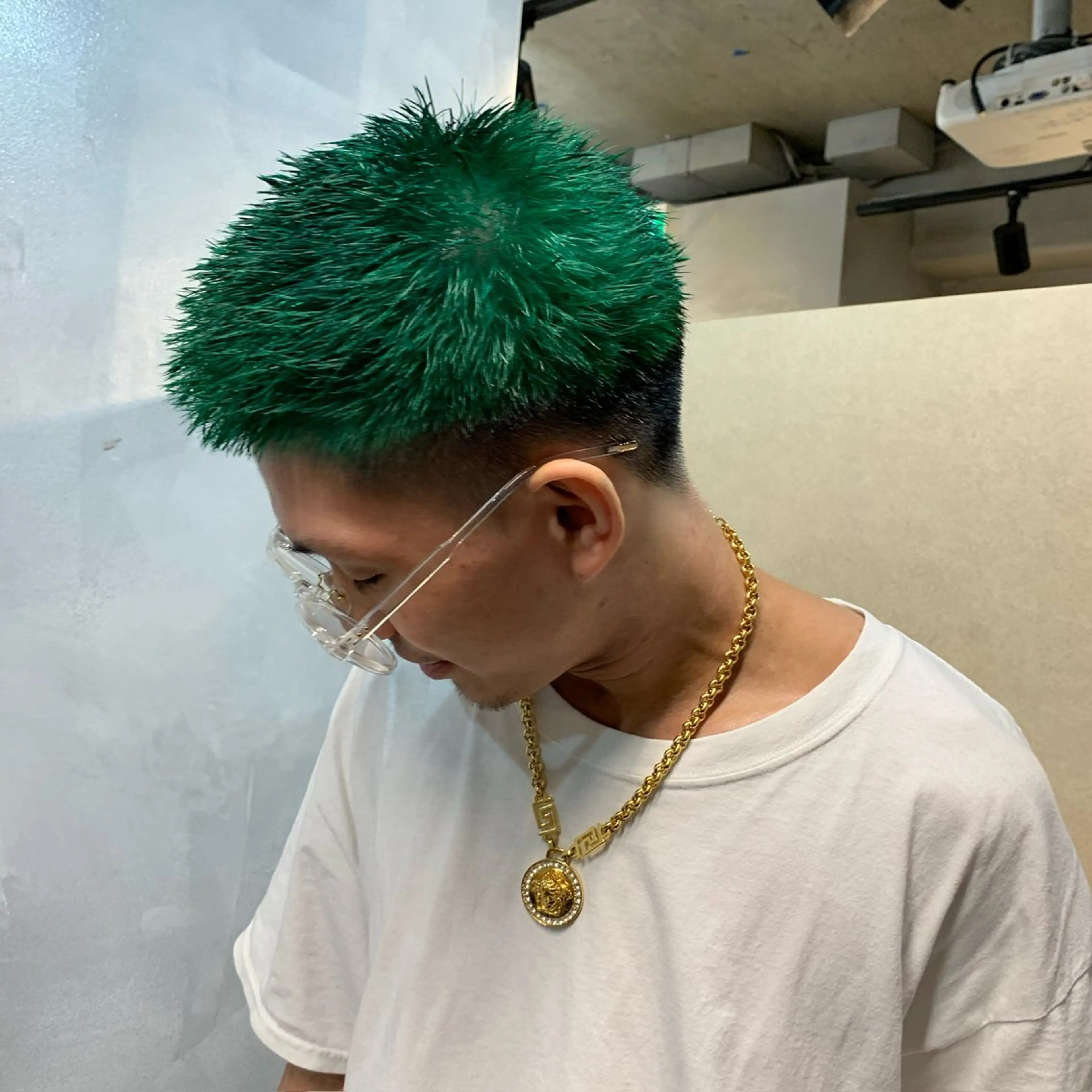 ショート カラー メンズ 重松 丈博のヘアスタイル
