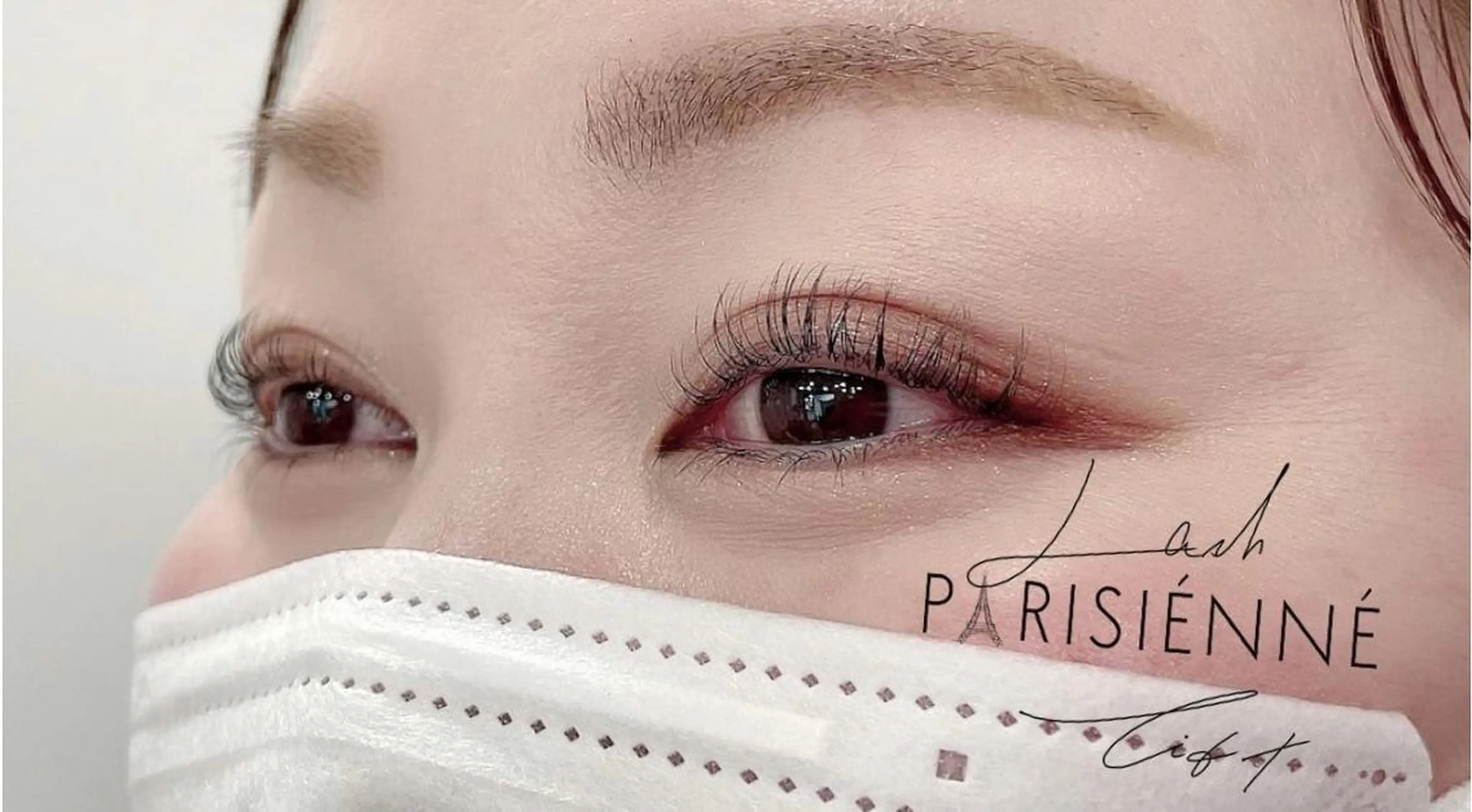 パリジェンヌラッシュリフト☆たれ目風デザイン☆の写真