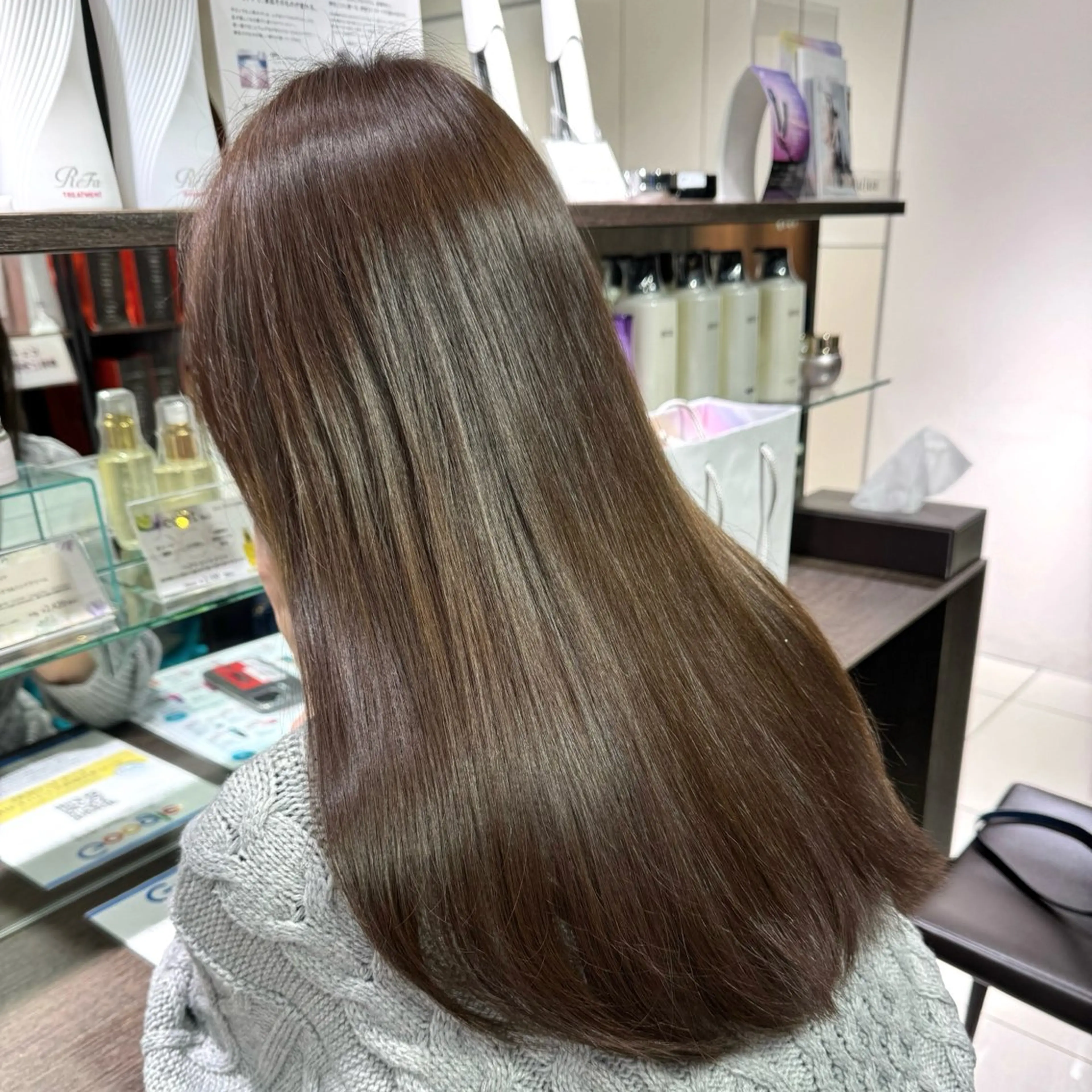 ロング カラー ヘアアレンジ ヘアカラー ブリーチなしカラー /新百合ヶ丘/安形翔のヘアスタイル