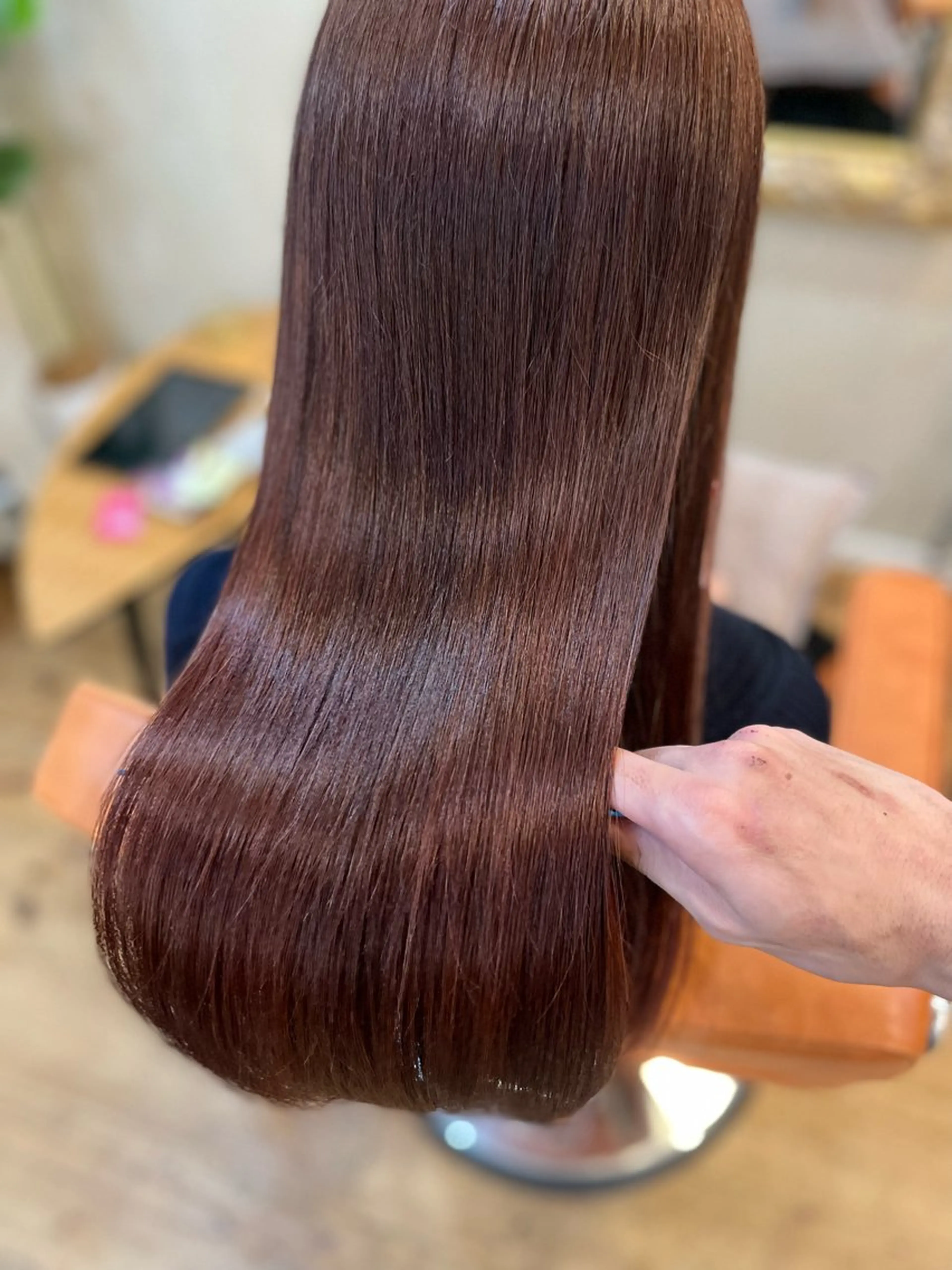 ロング ⚪️髪質改善 縮毛 店長 コウ⚪️のヘアスタイル