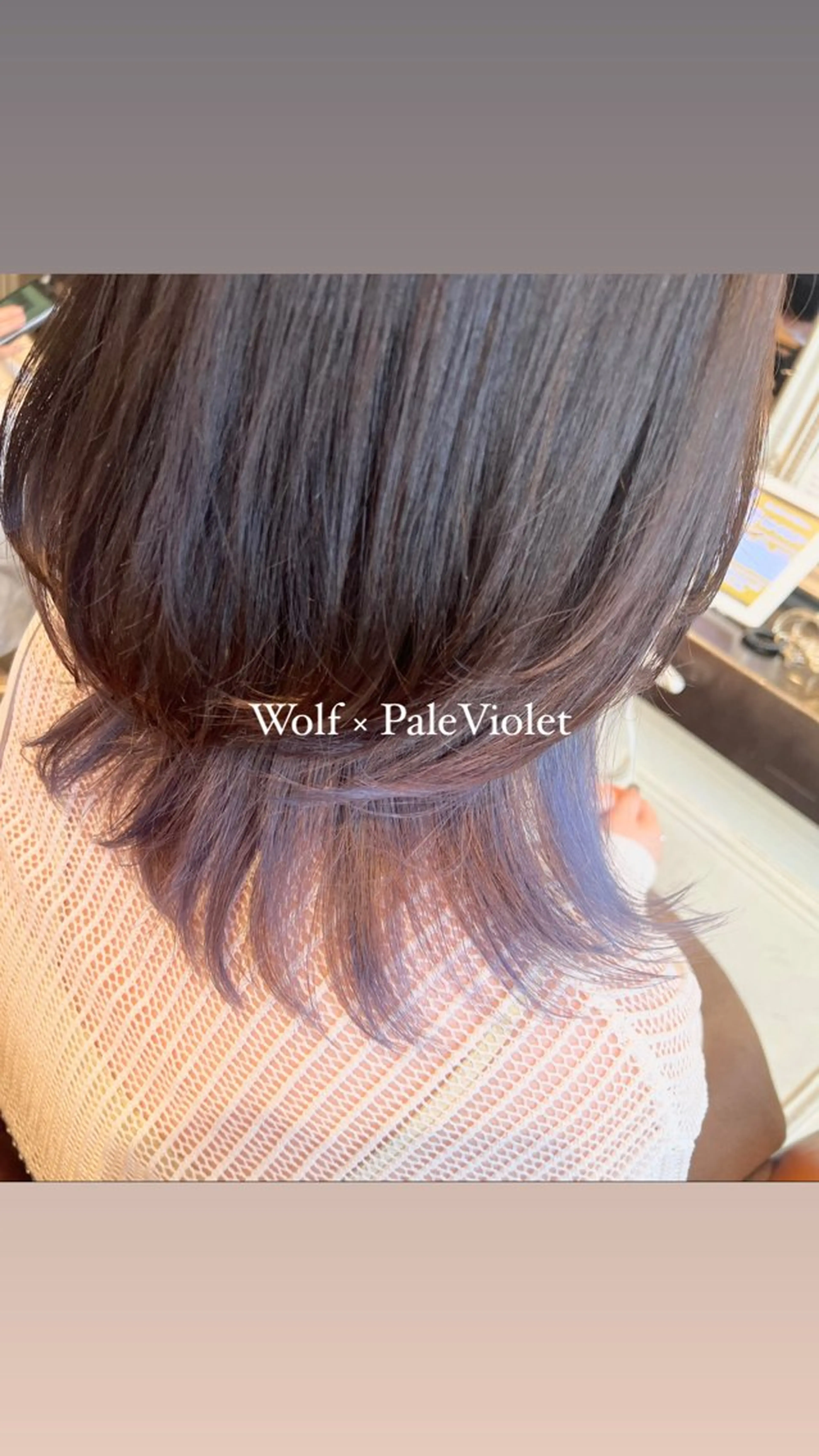 ミディアム カラー インナーカラー ウルフカット カット ヘアカラー トリートメント ハイライト/インナー /ブリーチ/レイヤーのヘアスタイル