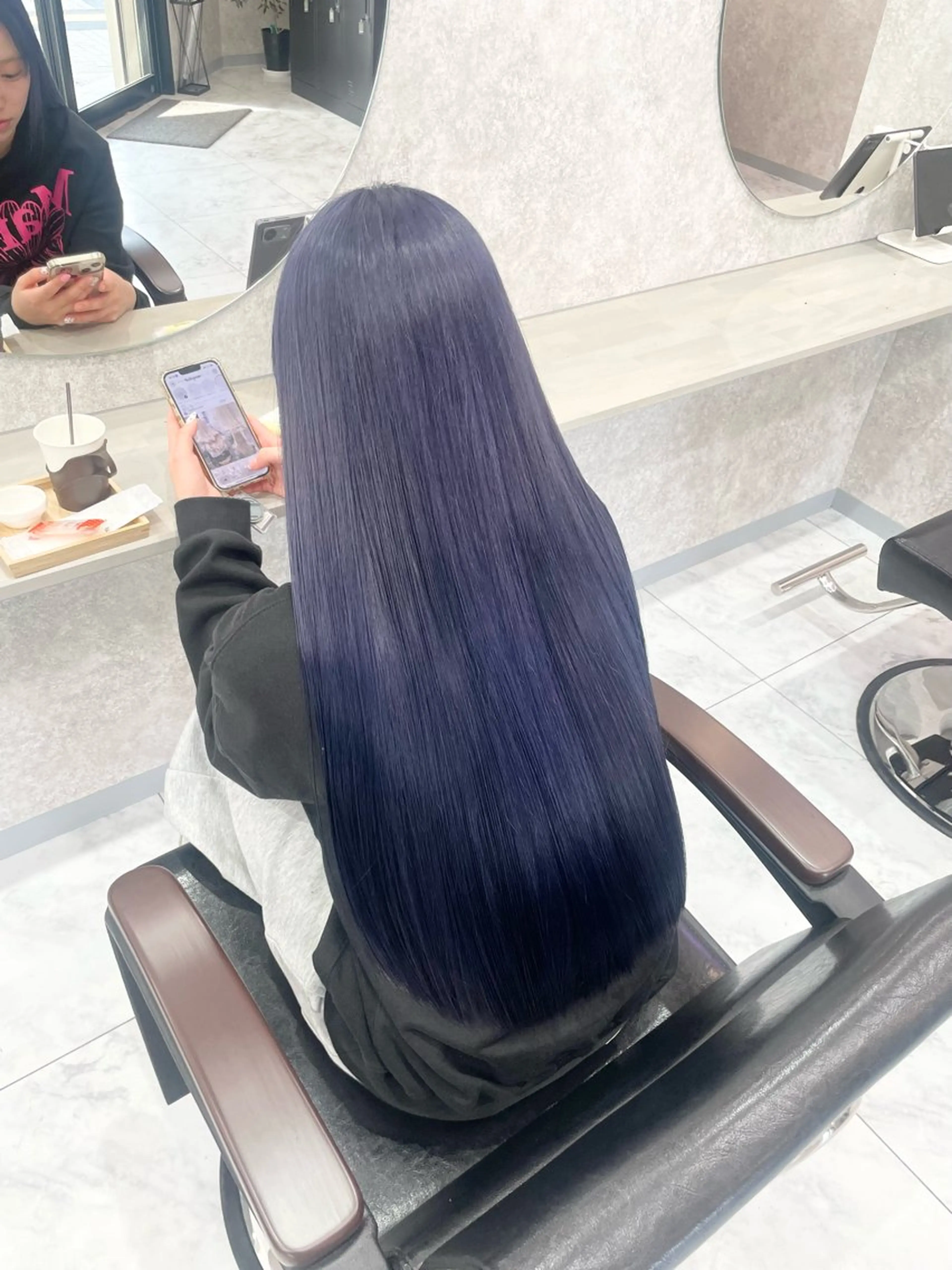 ロング 🦋ハイトーン🦋 石山 希理🦋のヘアスタイル