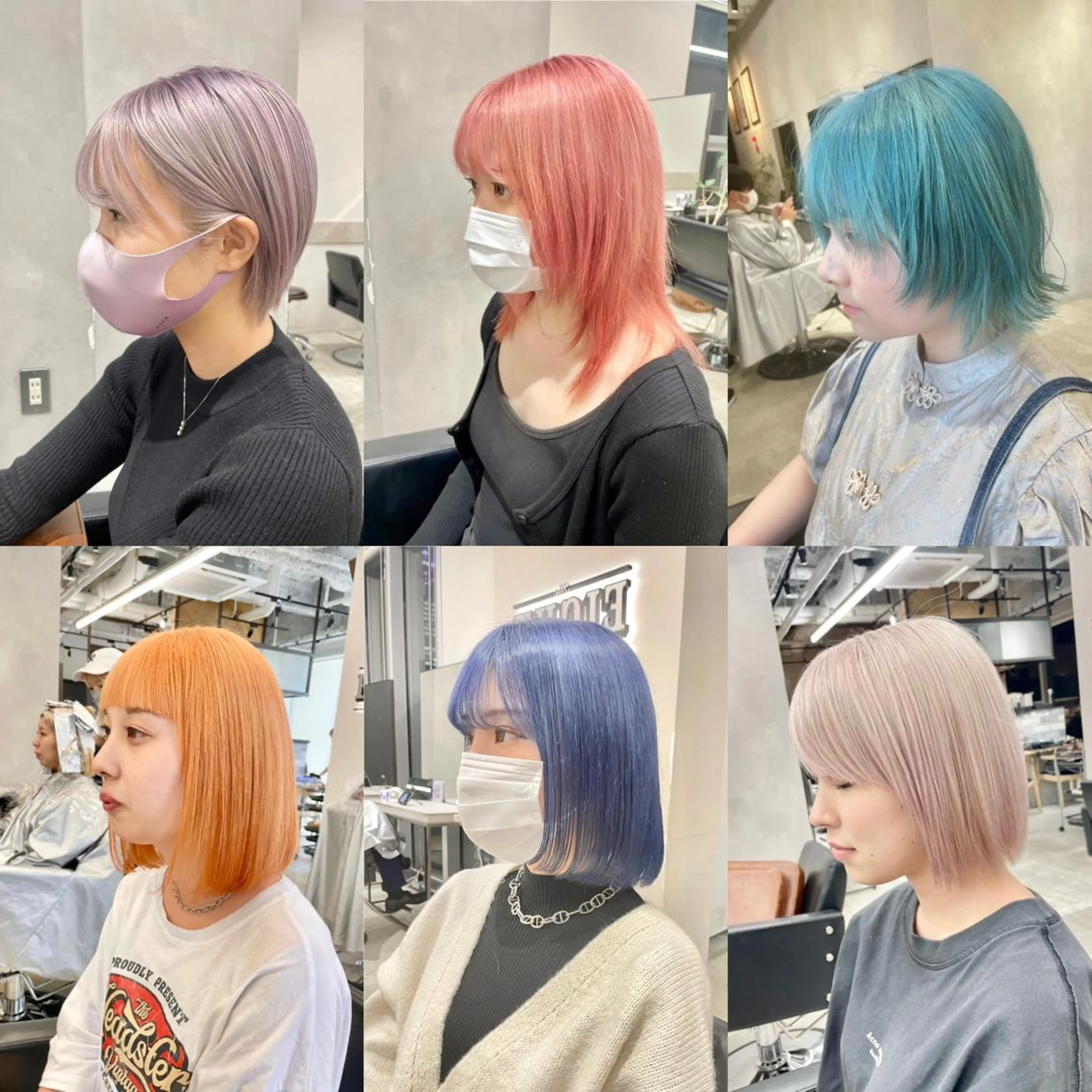 ミディアム カラー カット髪質改善カラー TAIGAのヘアスタイル