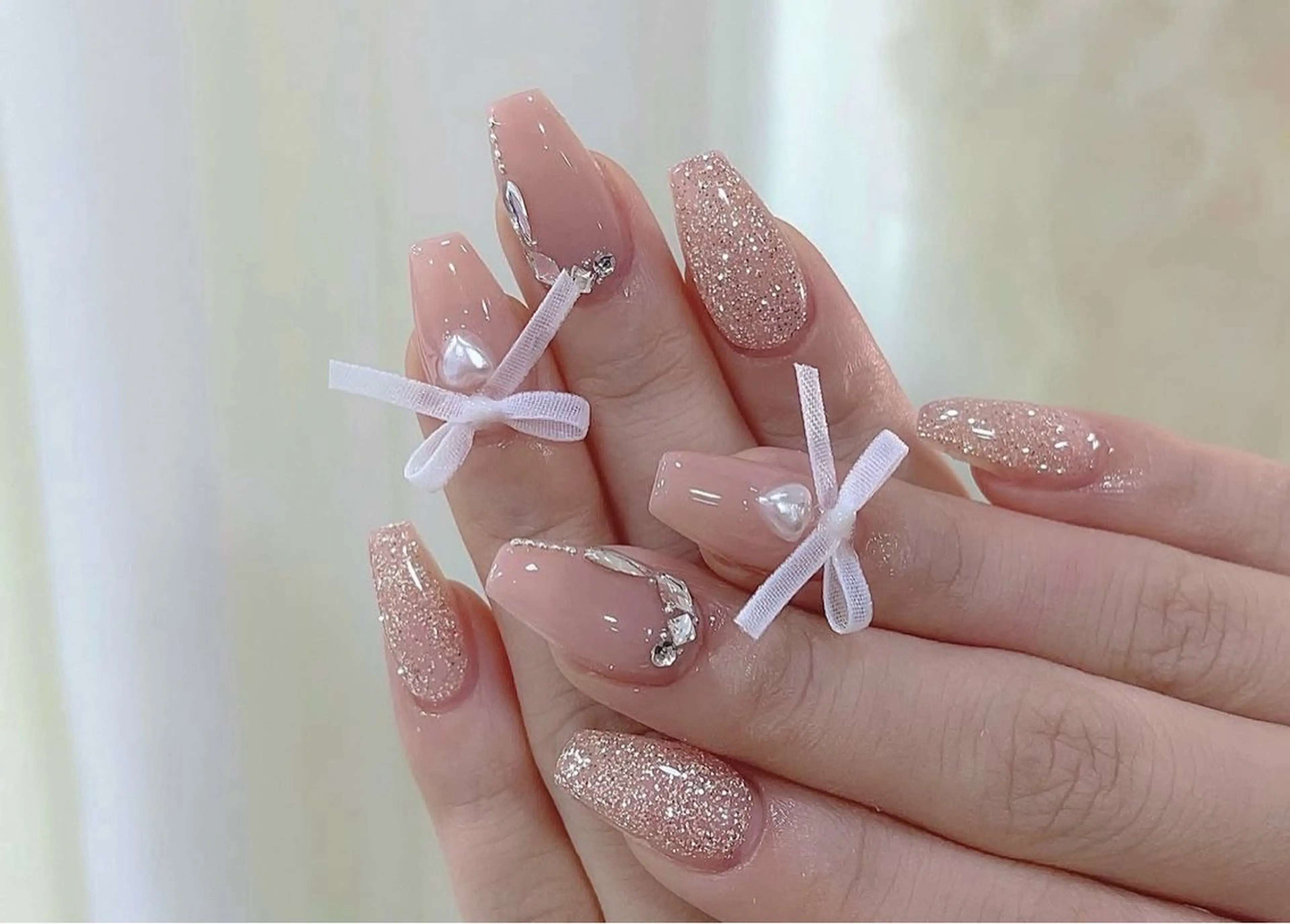 ネイル フレンチネイル ジェルネイル ガラスフレンチ ハロウィン 韓国ネイル H.baby Nail Salonのネイルデザイン