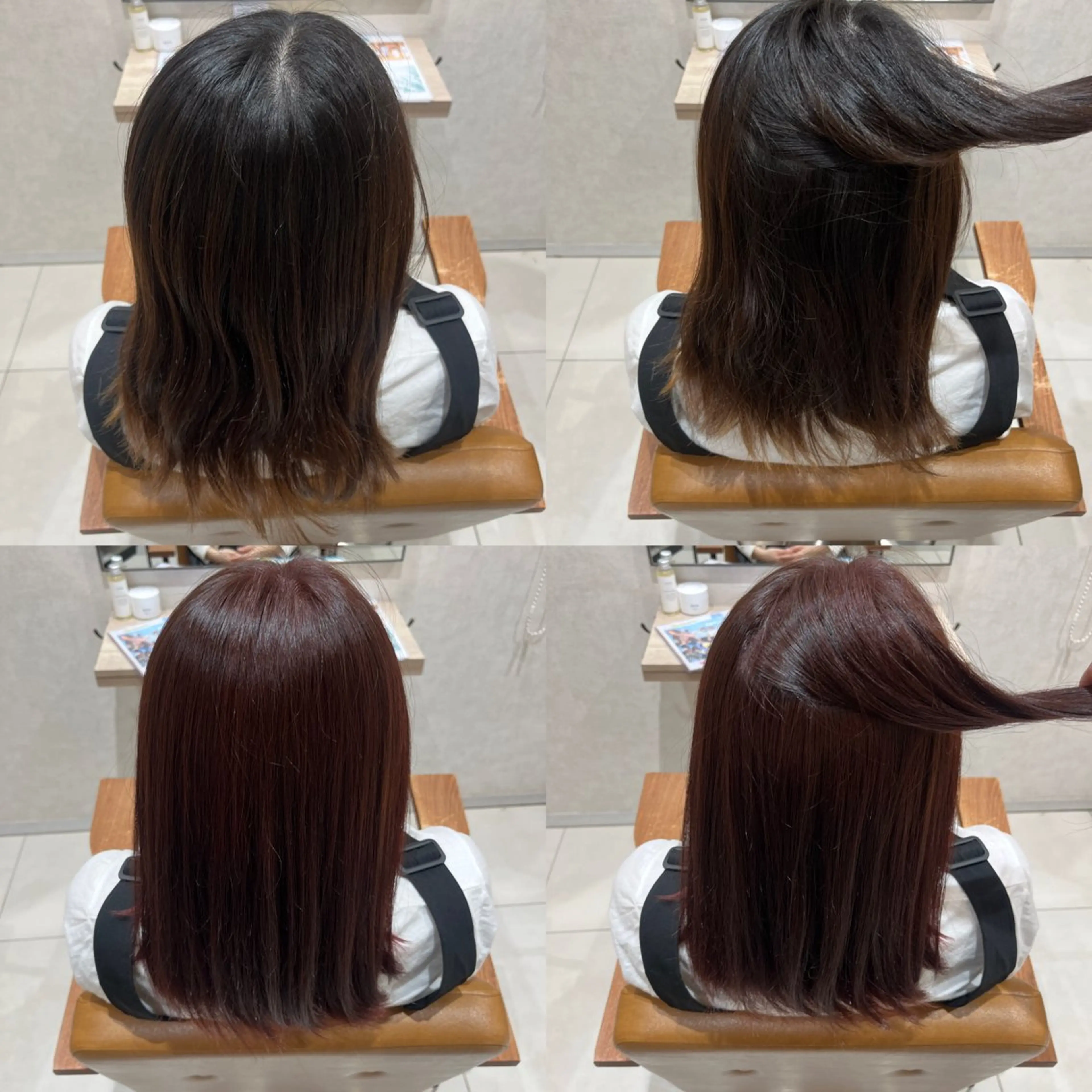 ミディアム カラー ヘアカラー ⭐️無料ミディアム モデル募集　まゆ⭐️のヘアスタイル