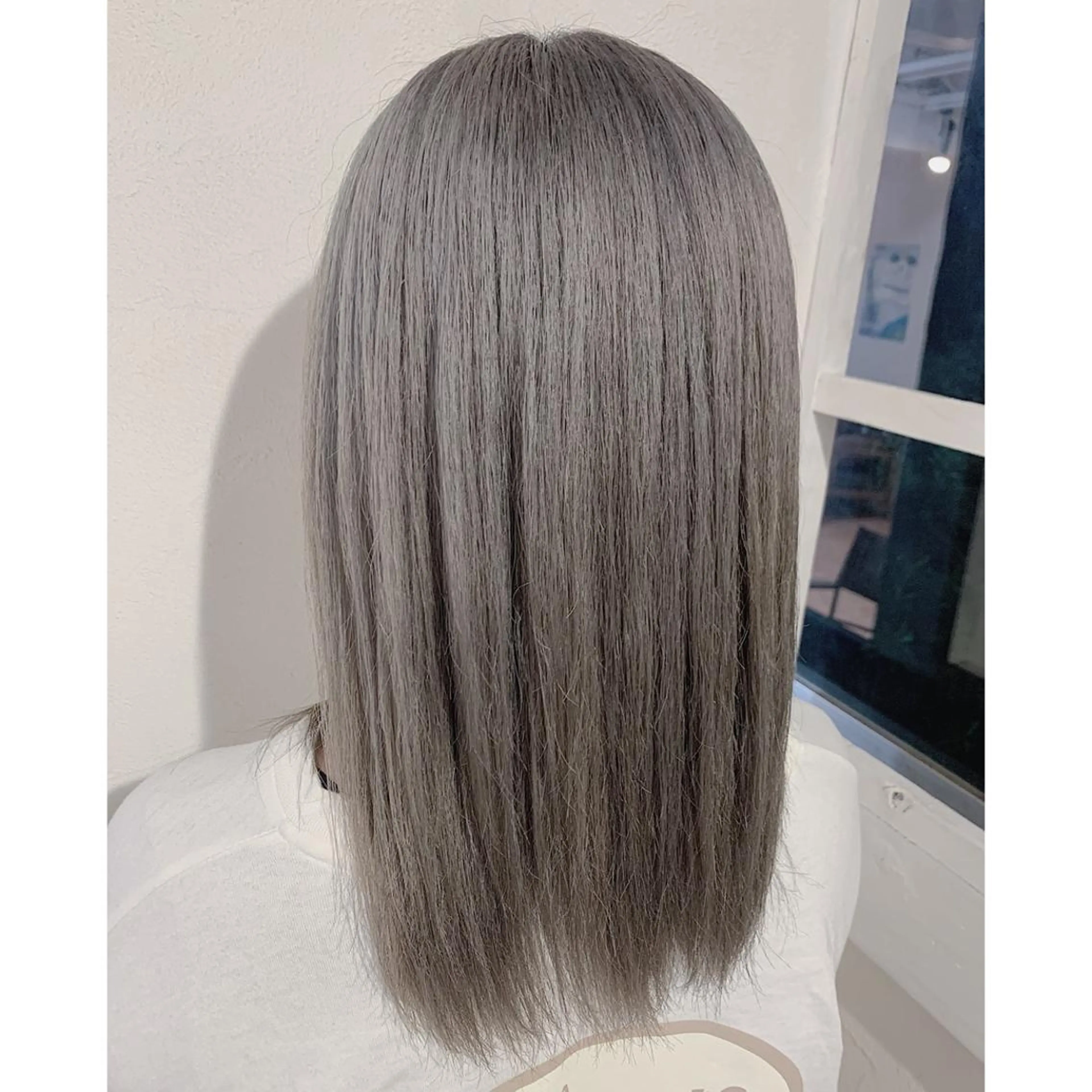 セミロング カラー 🦋エクステ/透明感 カラー🦋宮川莉央のヘアスタイル