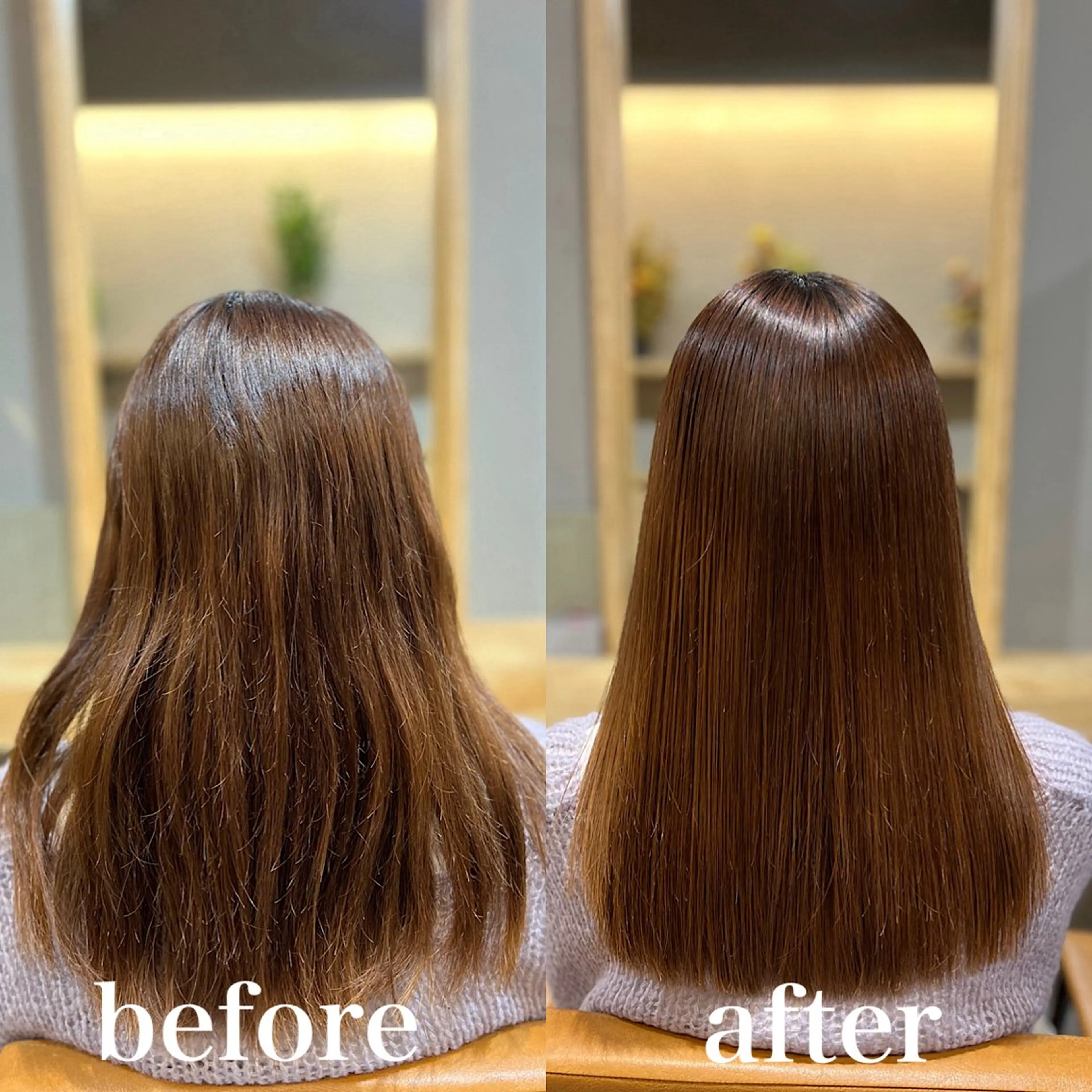 ロング 髪質改善 縮毛矯正 神戸ボブ✂️ ioe三宮/田 伸佳のヘアスタイル