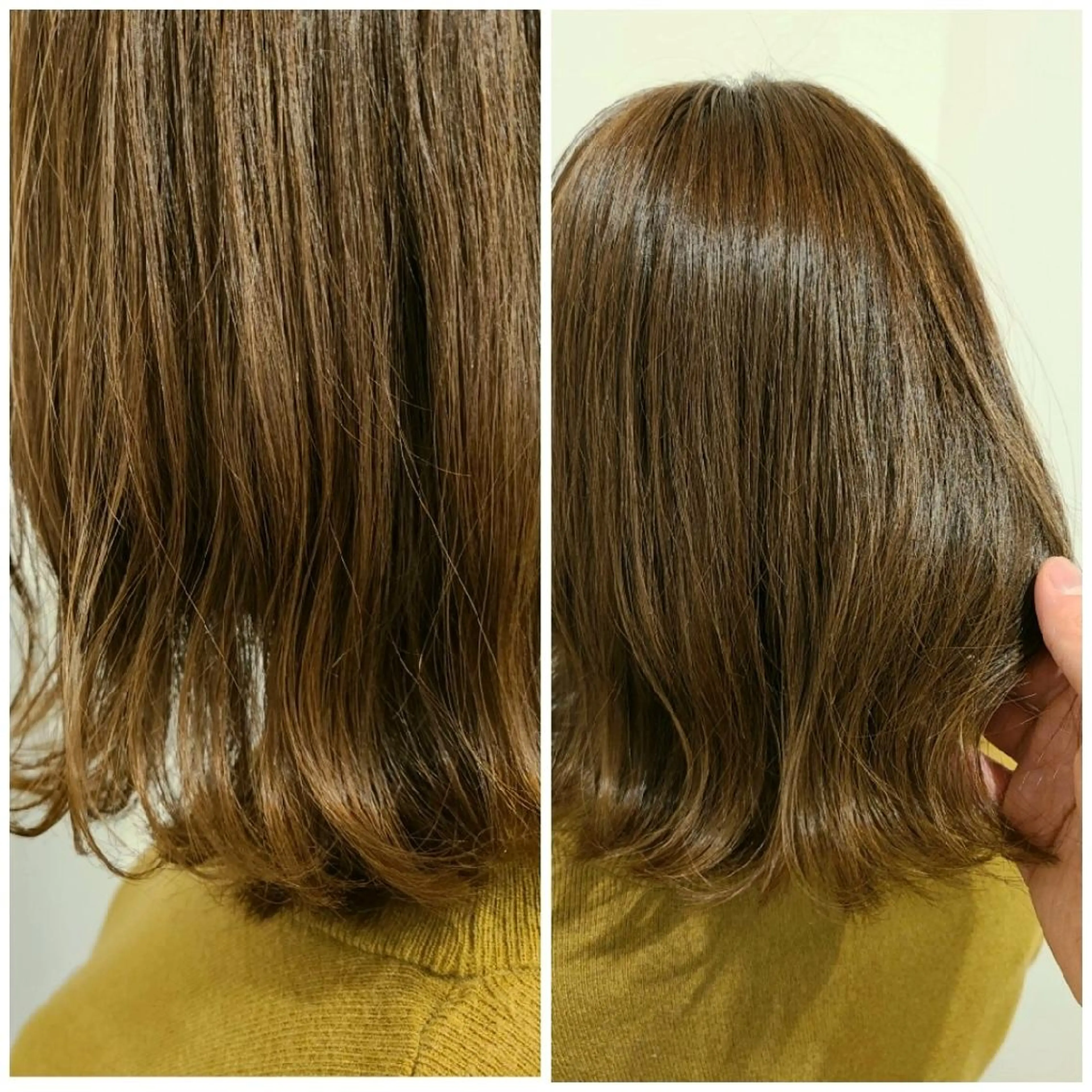 ミディアム カラー ブリーチ 透明感カラー ブリーチなしカラー 【ネウィ天王寺 】seiyaのヘアスタイル