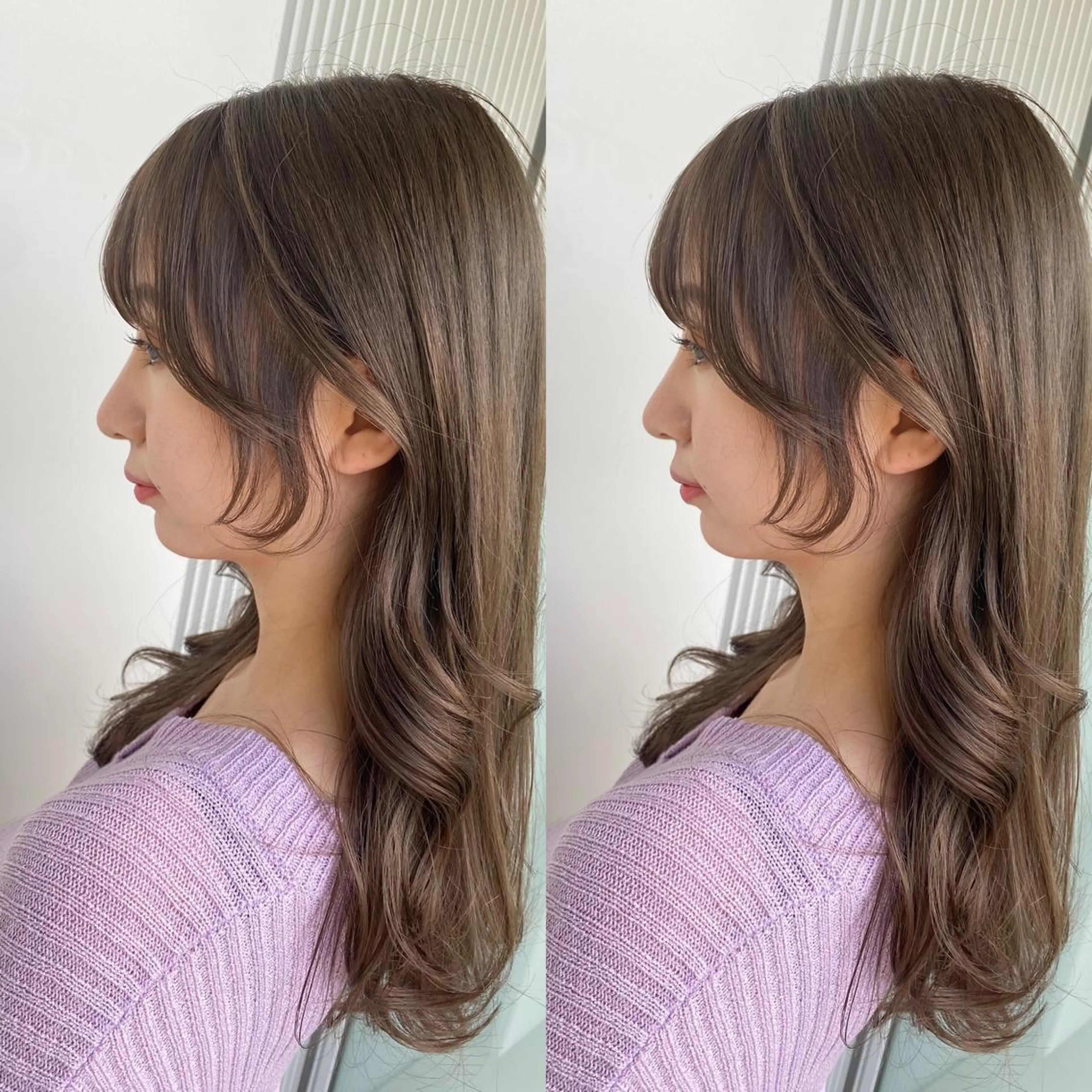 ロング ヘアアレンジ ロングレイヤー 顔周りカット レイヤーカット ロング カット ヘアカラー トリートメント 誰より丁寧なカット/ 小林輝/レイヤーのヘアスタイル