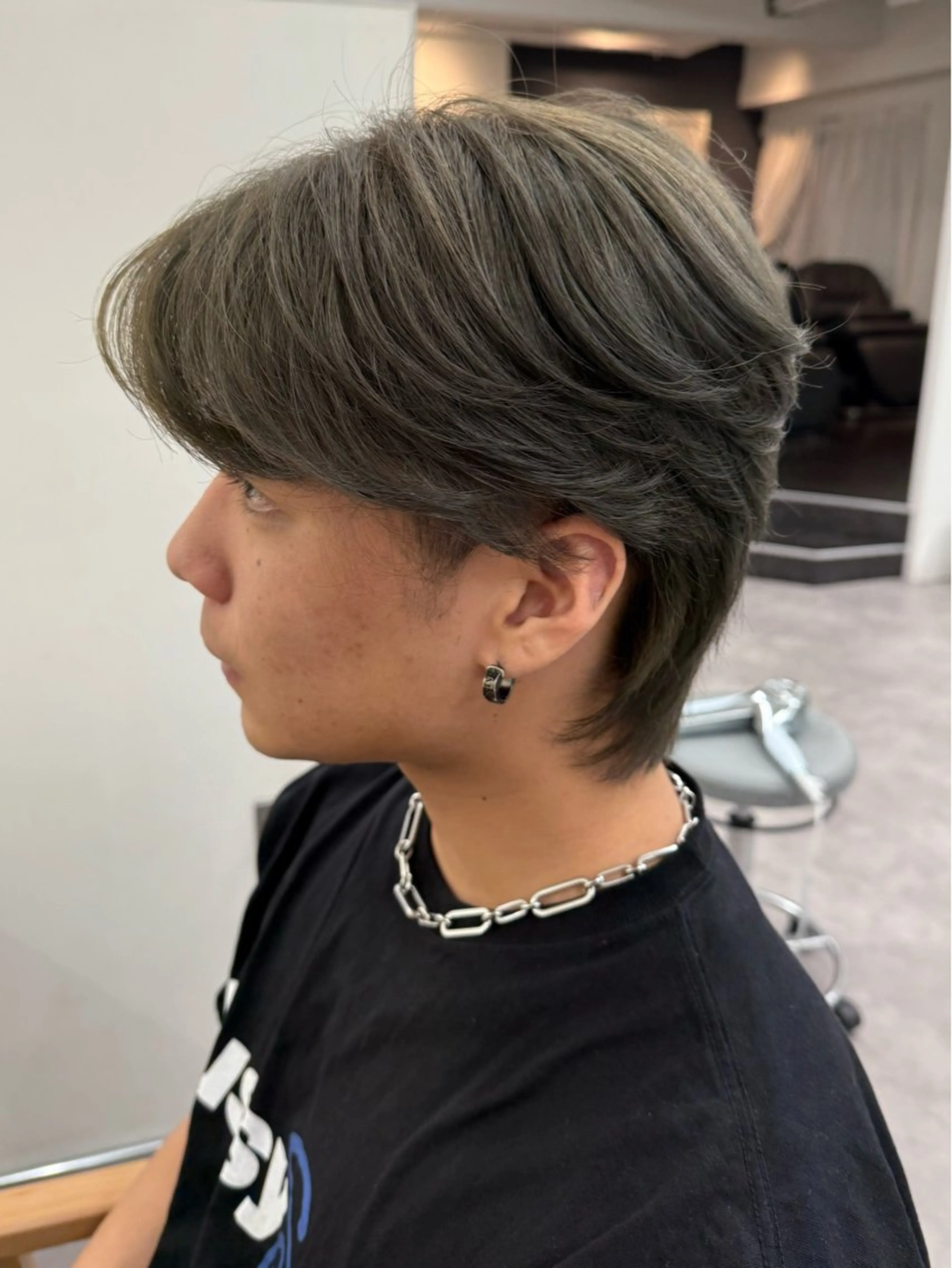 メンズ メンズウルフカット ウルフカット カット kato himariのヘアスタイル