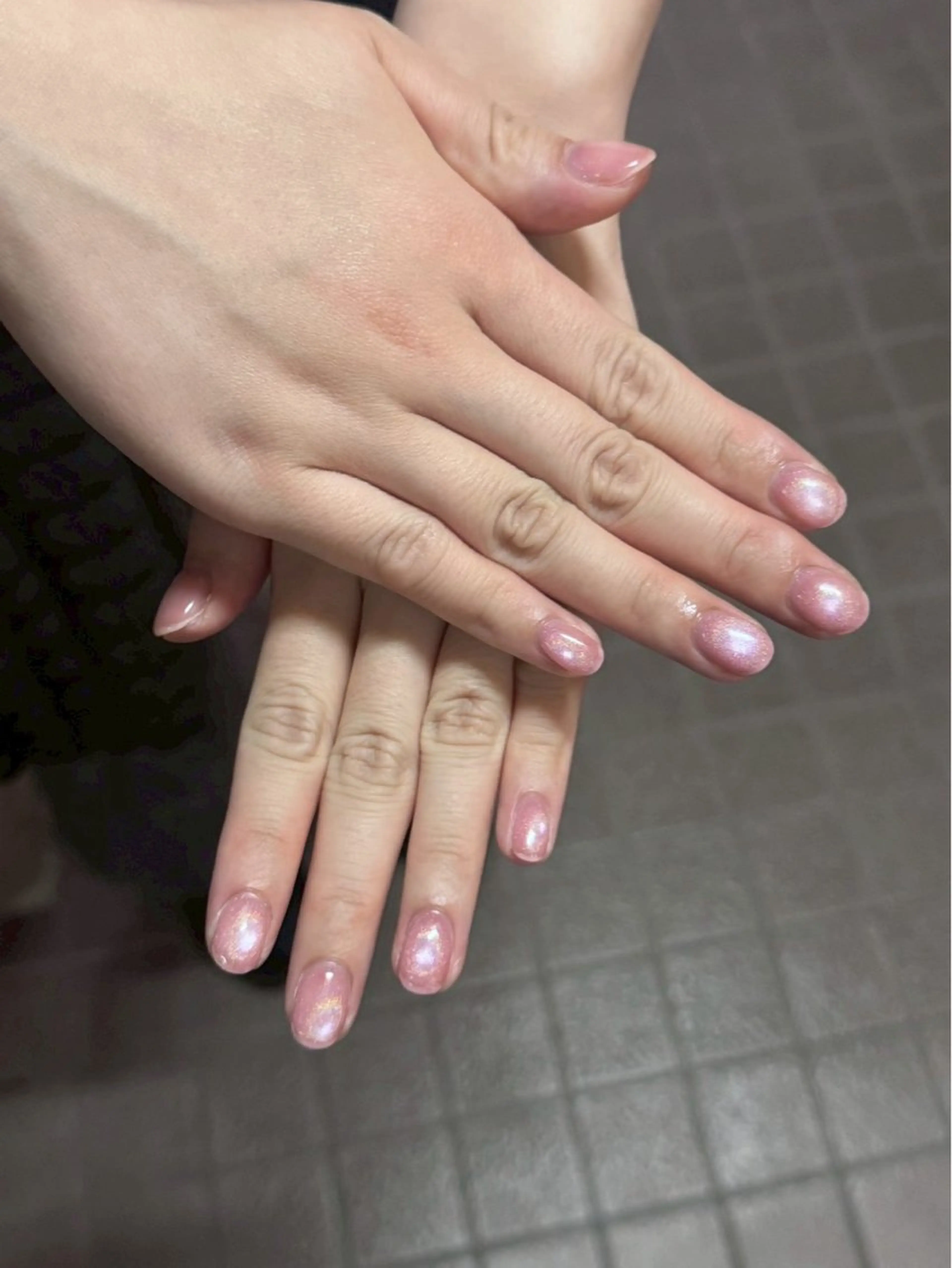 ネイル 氷ネイル・うるうるネイル マグネットネイル マグネットワンカラー ワンカラーネイル ハンドネイル nailsalon popoのネイルデザイン