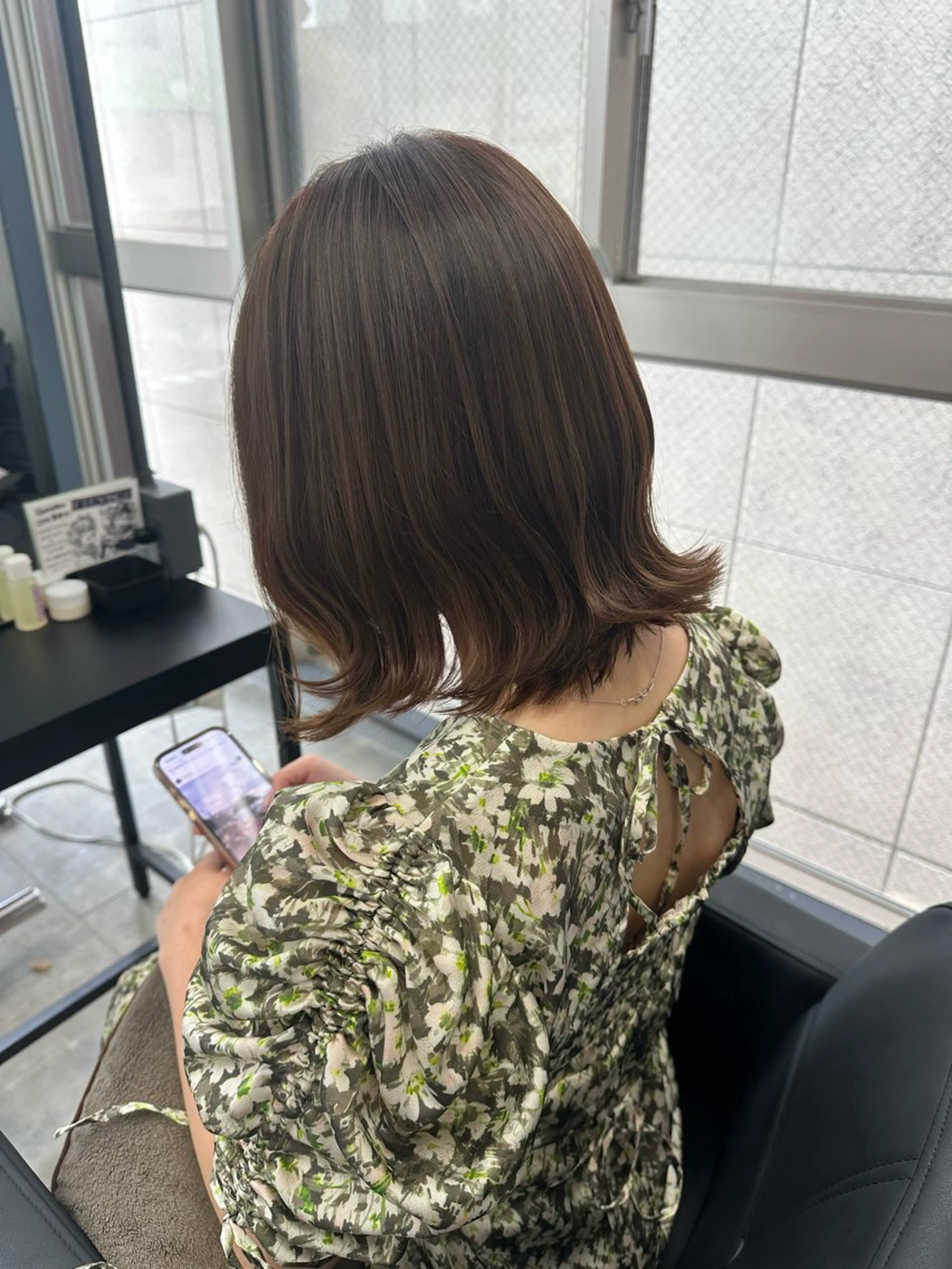 ミディアム カラー リナ/ モデル募集中🎶のヘアスタイル